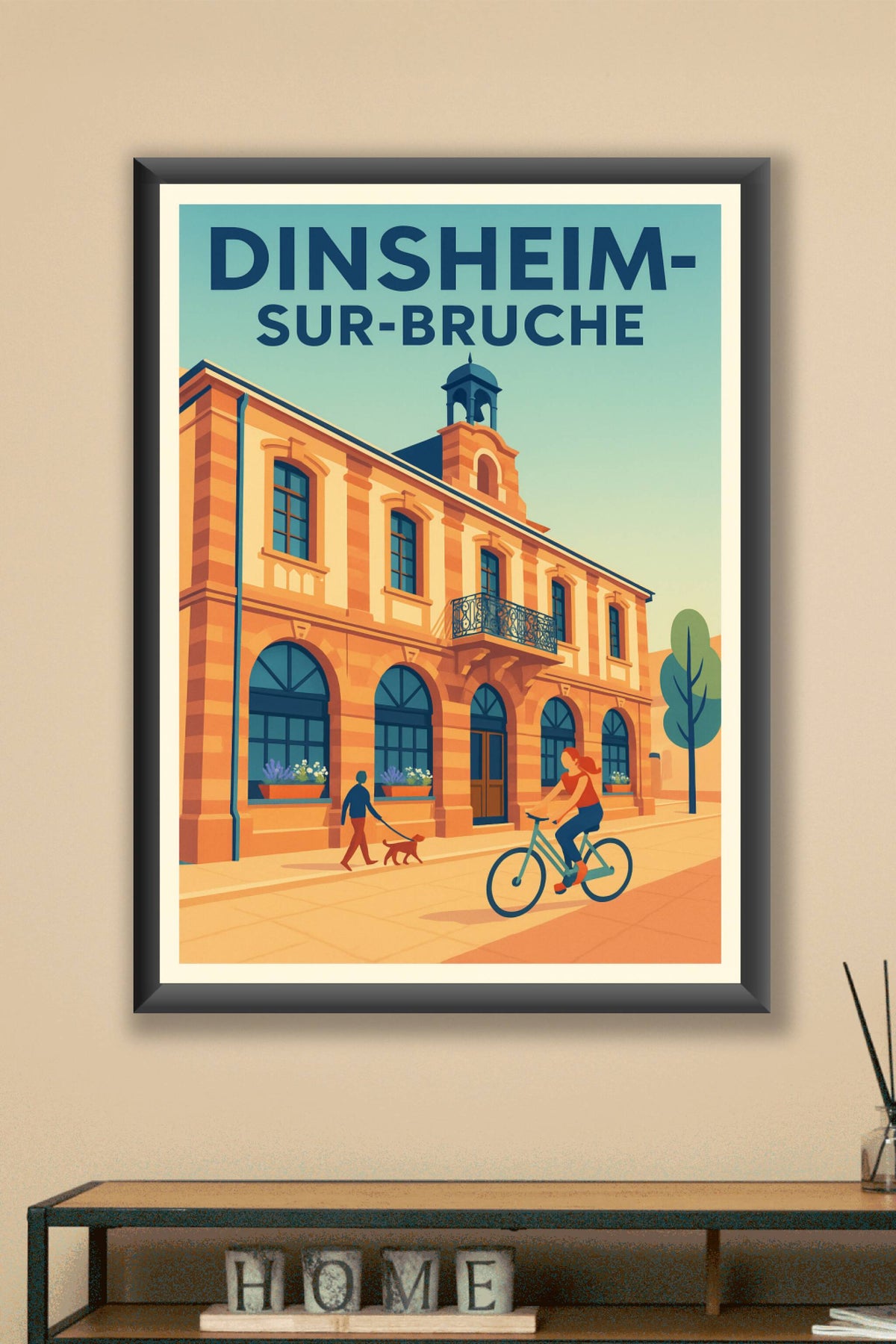 Affiche de Dinsheim-sur-Bruche - Charme et douceur de vie alsacienne