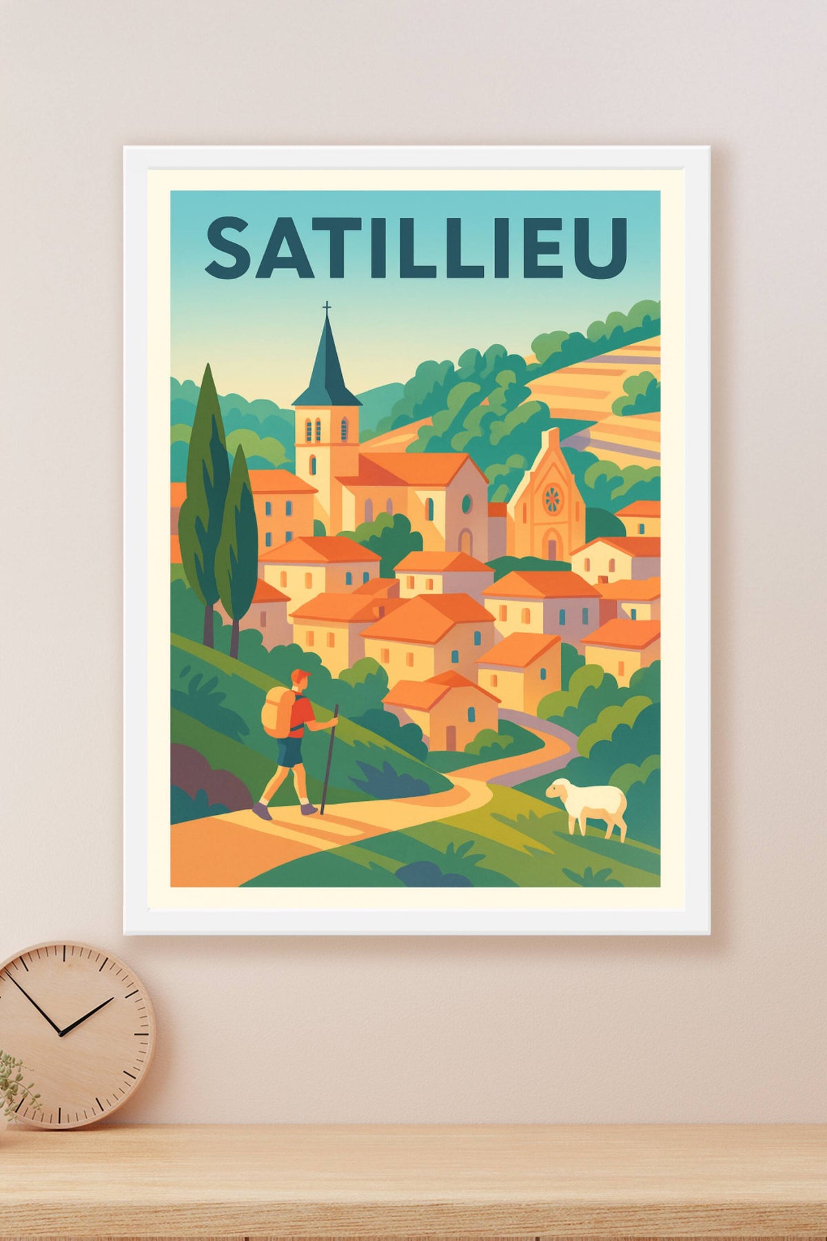 Affiche de Satillieu - Charme pittoresque et nature préservée