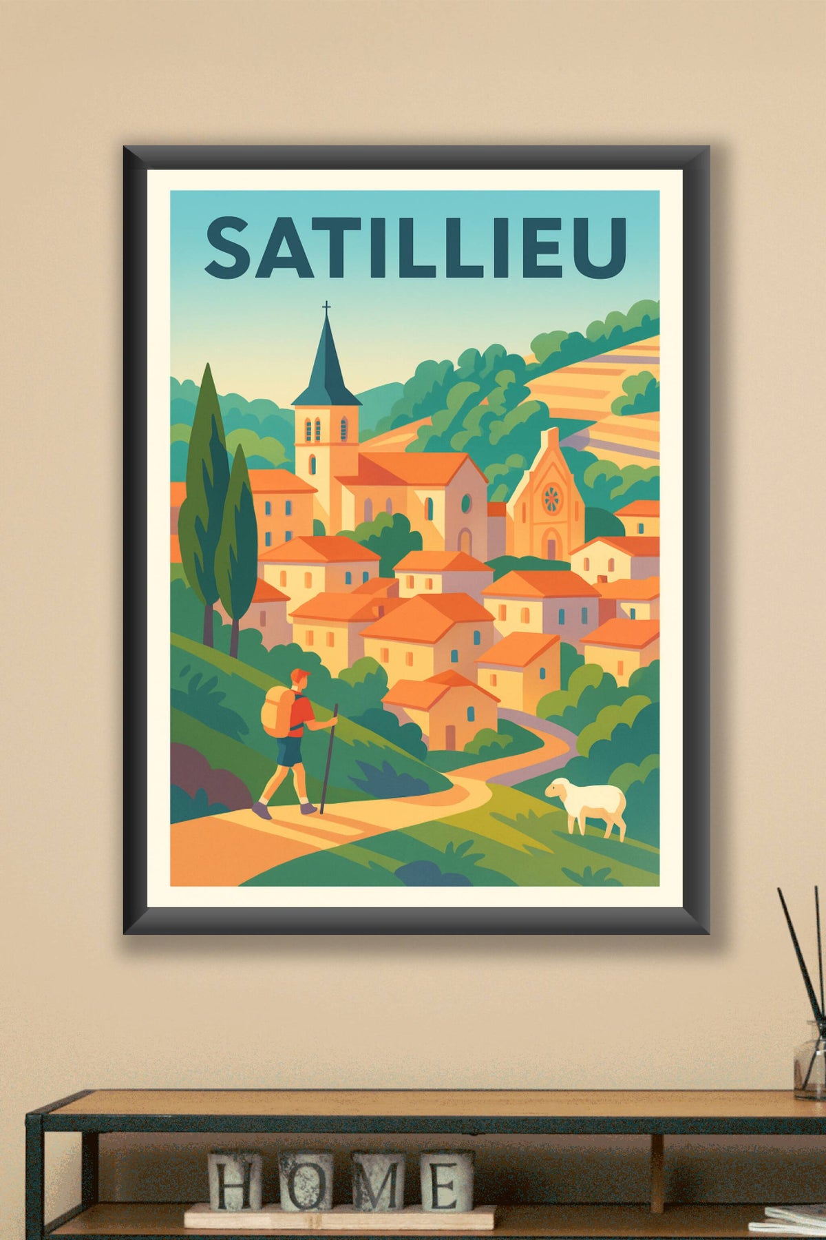 Affiche de Satillieu - Charme pittoresque et nature préservée
