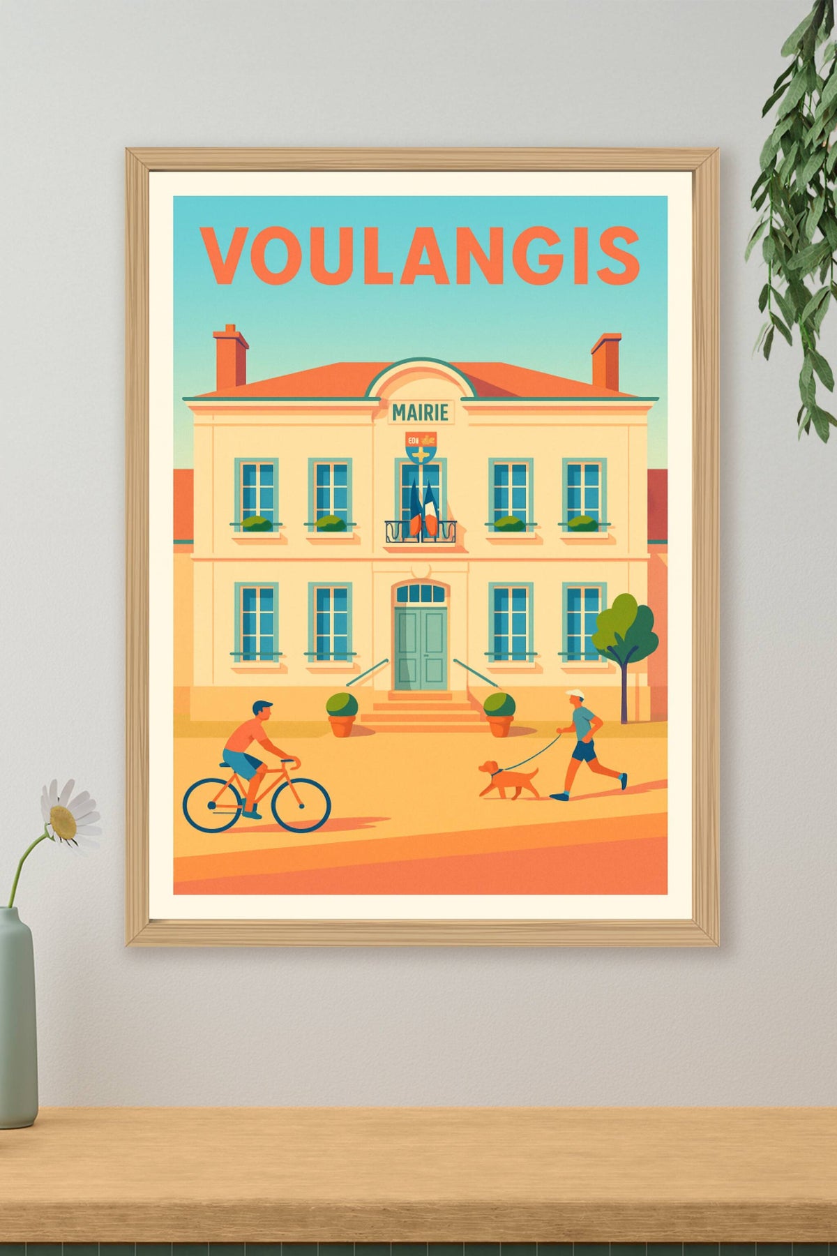 Affiche de Voulangis - Charme et Vie Quotidienne à la Mairie