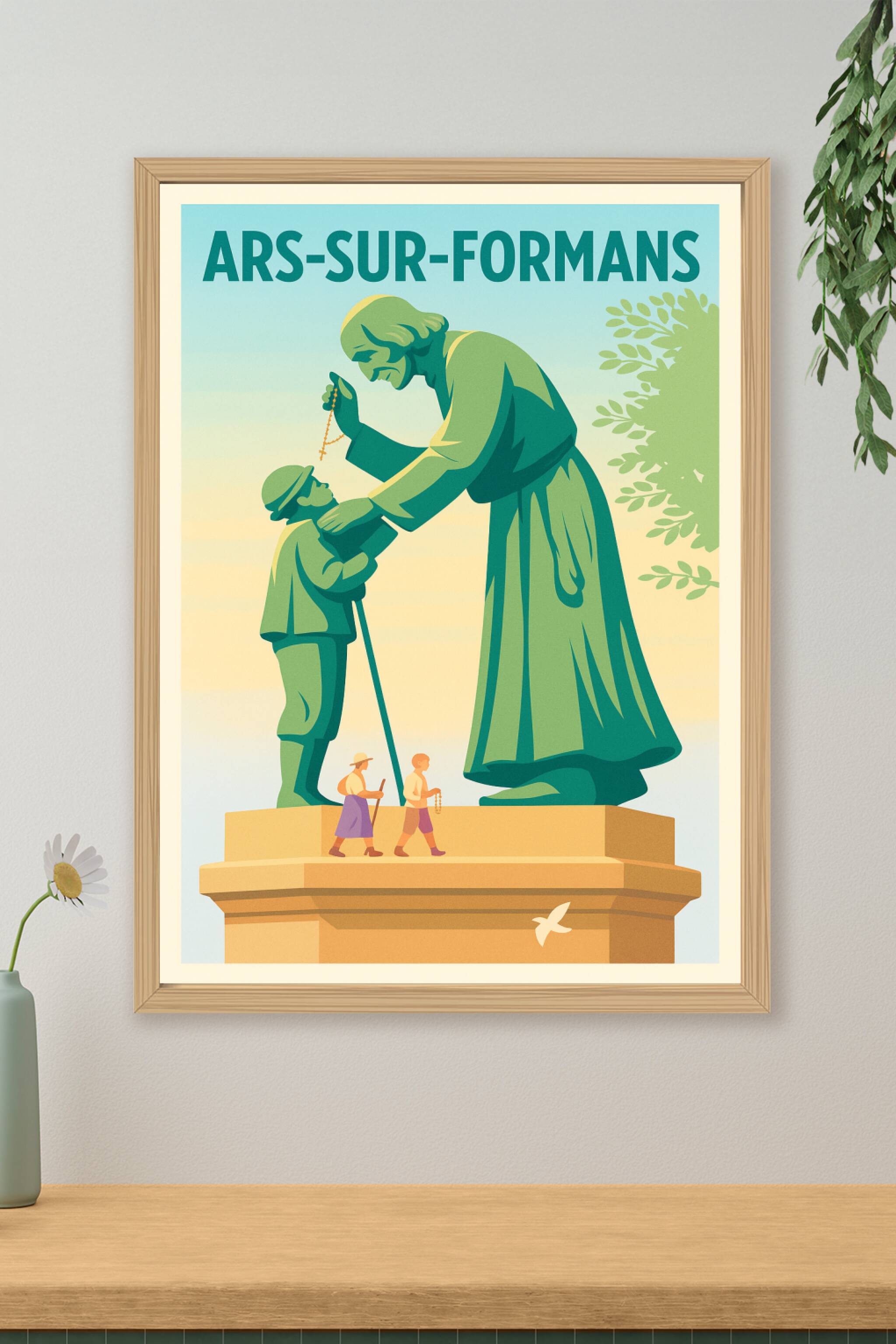 Affiche de Ars-sur-Formans - La spiritualité au cœur de la tradition