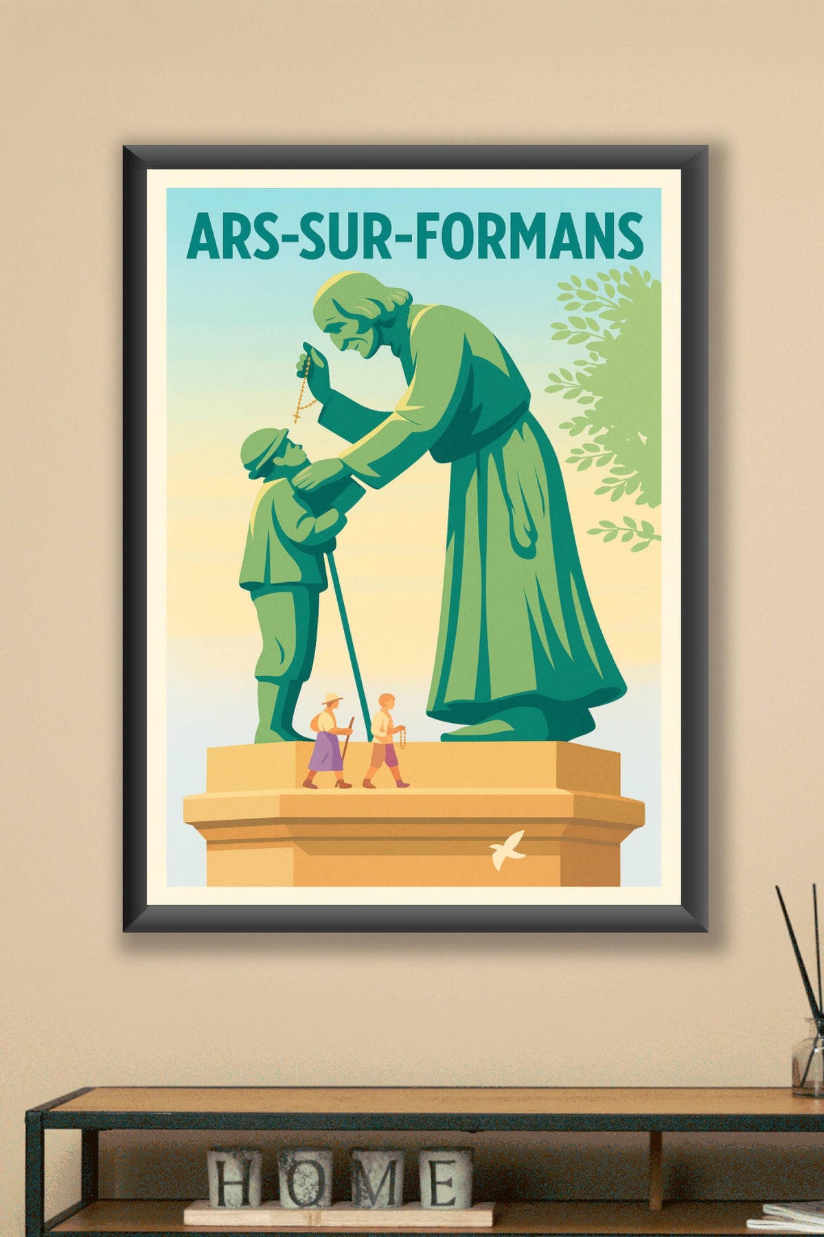 Affiche de Ars-sur-Formans - La spiritualité au cœur de la tradition