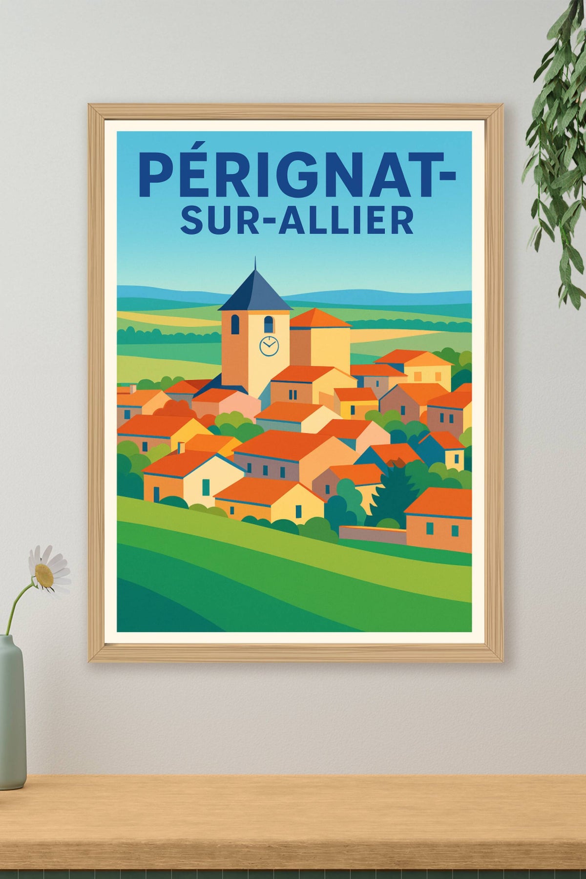 Affiche de Pérignat-sur-Allier - Charme et sérénité au cœur de la campagne