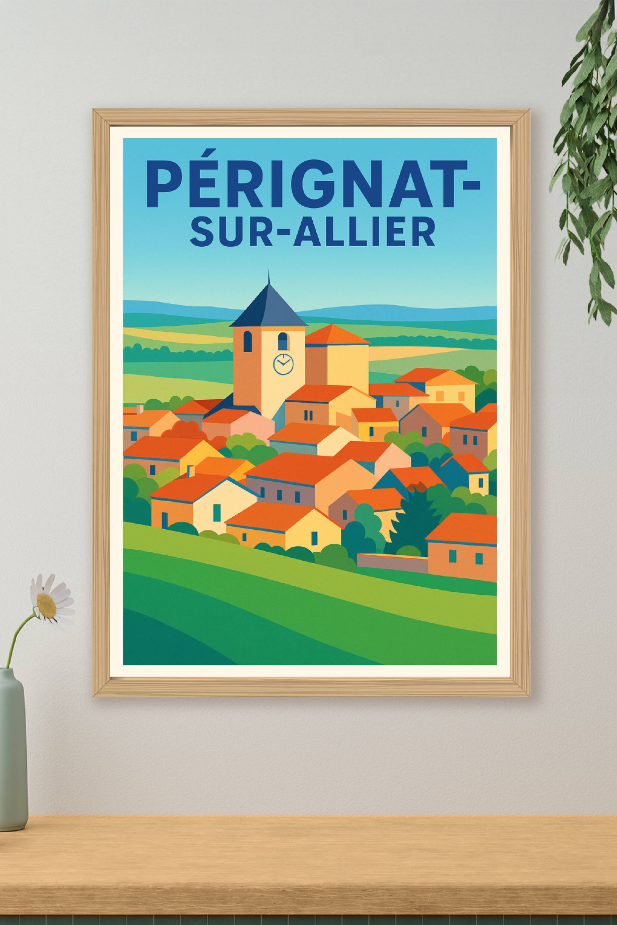 Affiche de Pérignat-sur-Allier - Charme et sérénité au cœur de la campagne