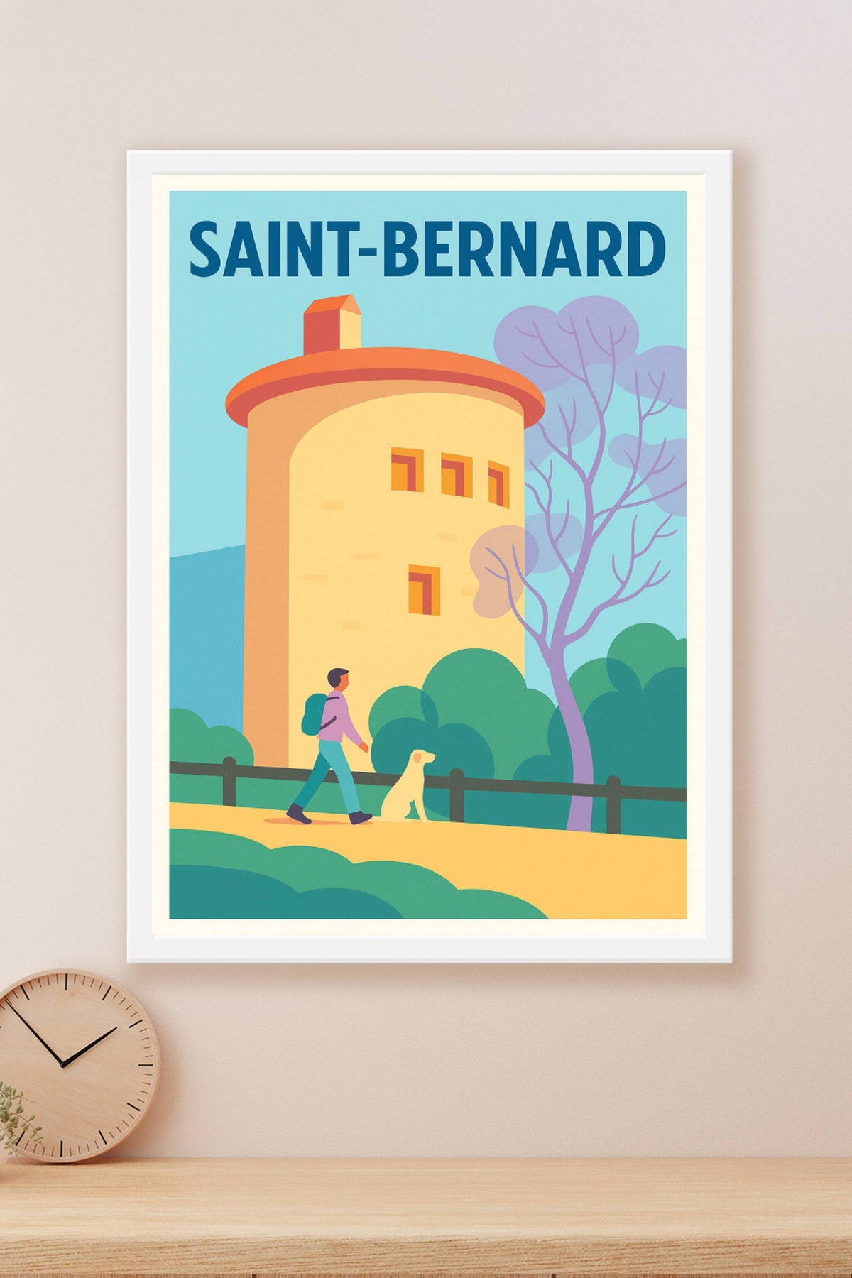 Affiche de Saint-Bernard - Promenade paisible au cœur de la nature