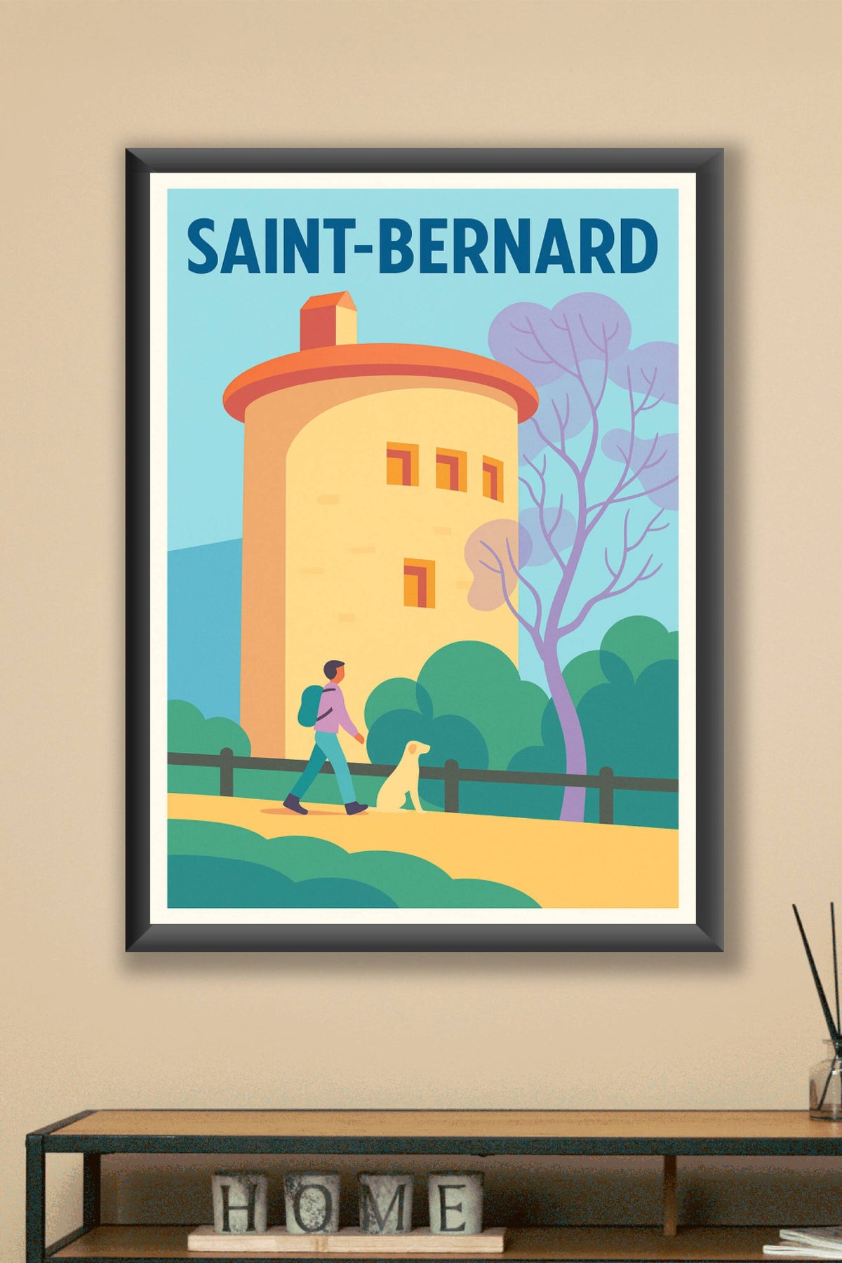 Affiche de Saint-Bernard - Promenade paisible au cœur de la nature