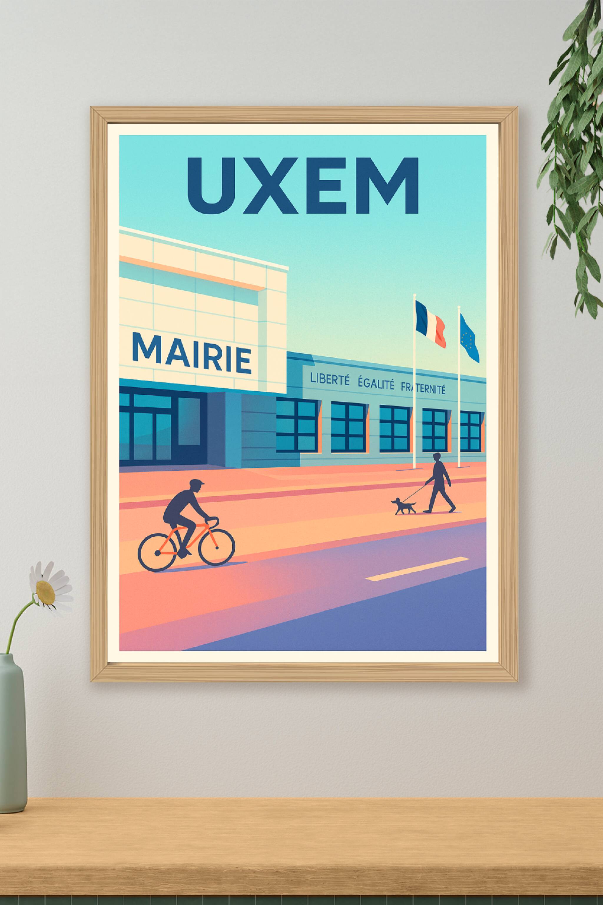 Affiche de Uxem - Charme et quiétude au coeur de la vie locale