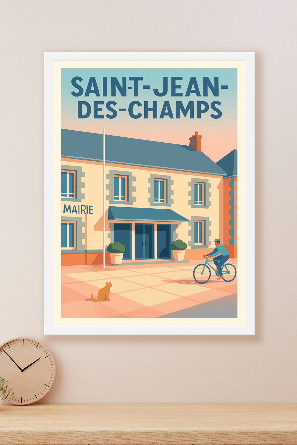 Affiche de Saint-Jean-des-Champs - Charme paisible au cœur du village