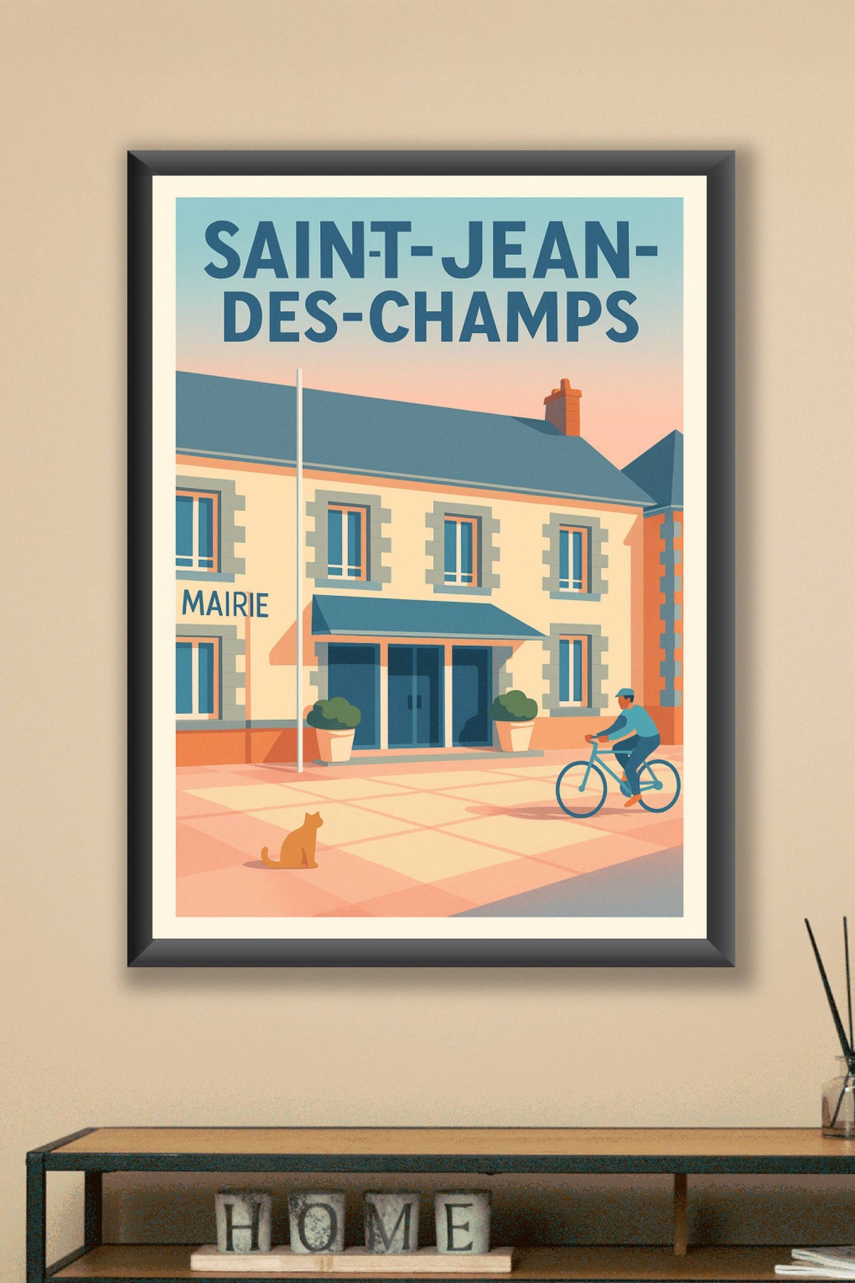 Affiche de Saint-Jean-des-Champs - Charme paisible au cœur du village