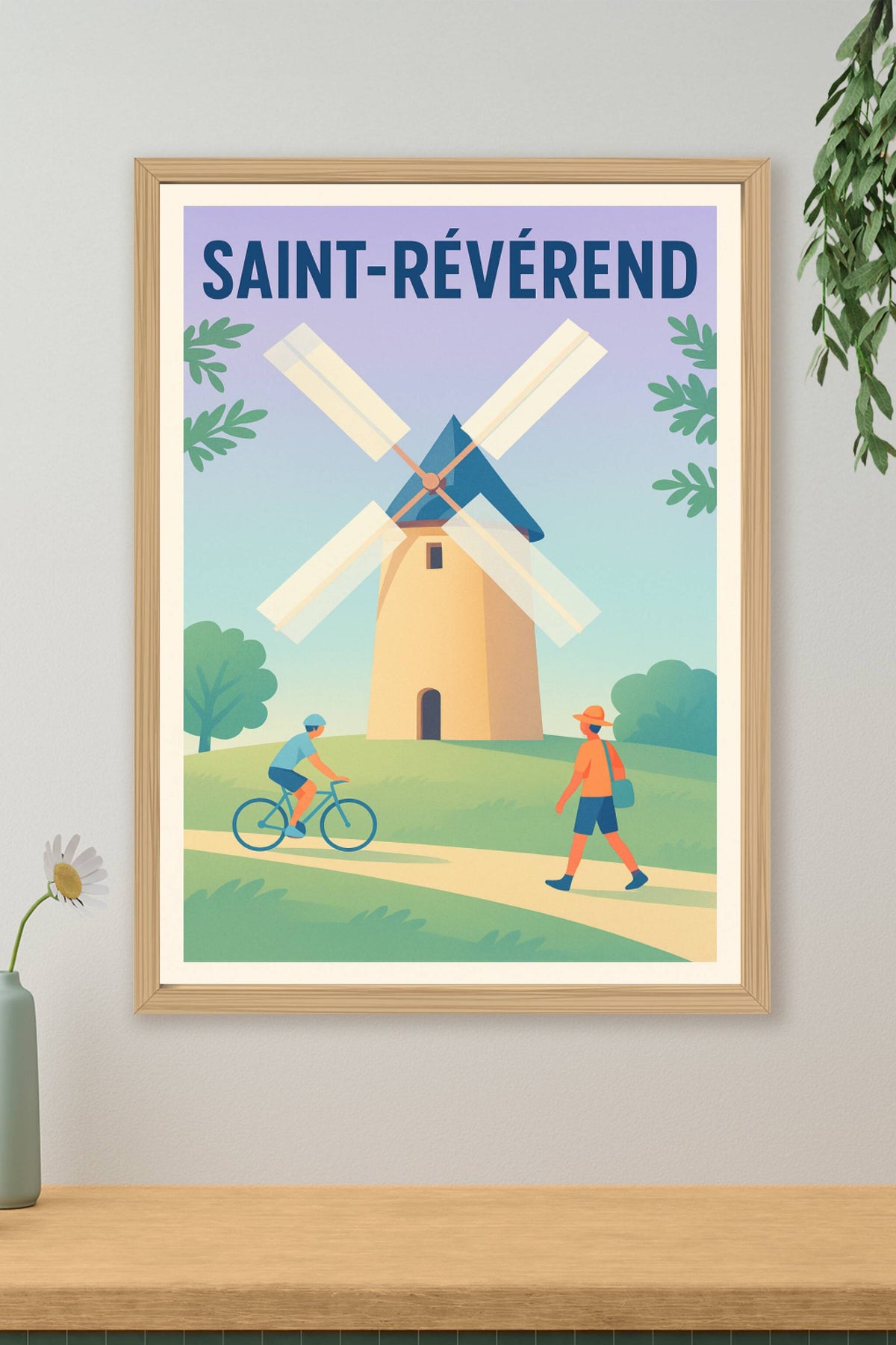 Affiche de Saint-Révérend - L'escapade champêtre au moulin
