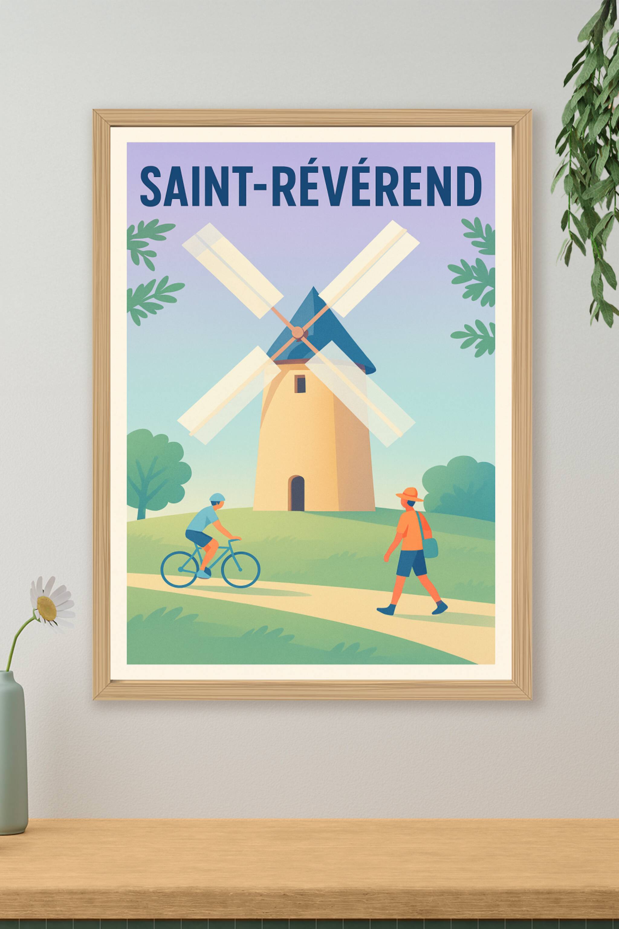 Affiche de Saint-Révérend - L'escapade champêtre au moulin