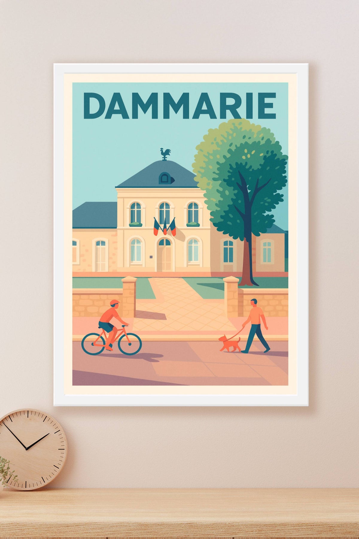 Affiche de Dammarie - Charme paisible et quotidien animé