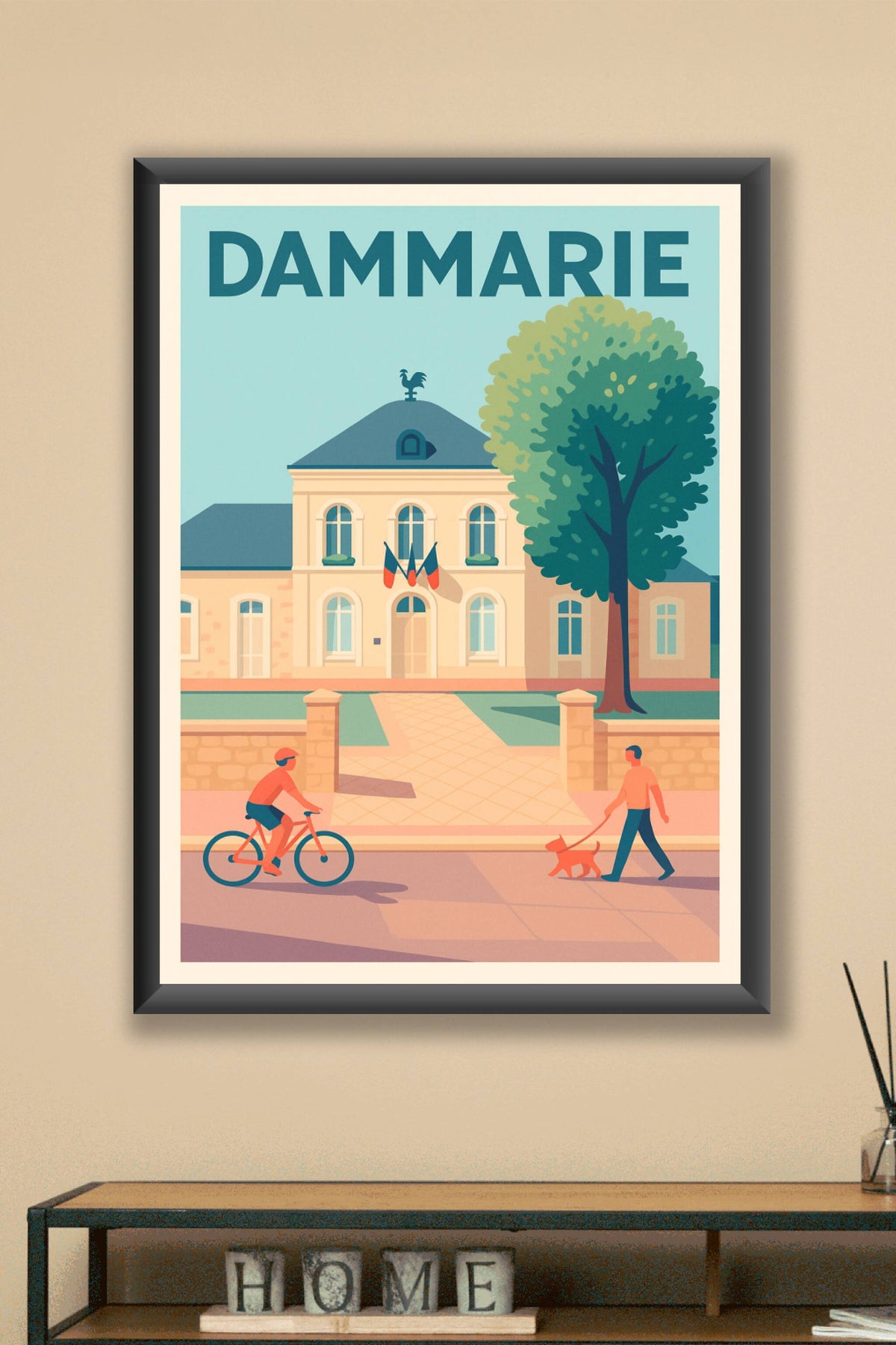 Affiche de Dammarie - Charme paisible et quotidien animé
