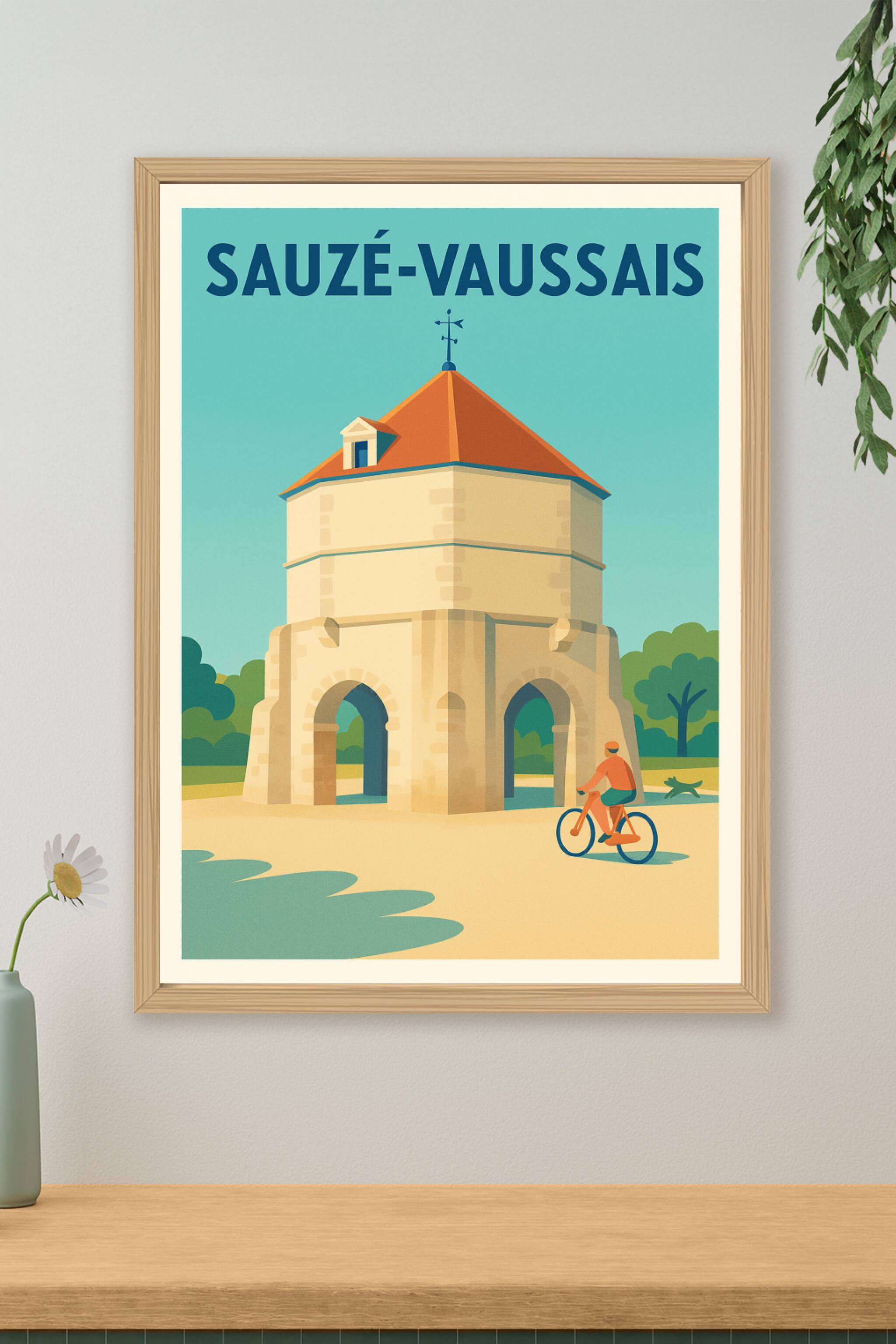 Affiche de Sauzé-Vaussais - Charme et tranquillité à chaque détour