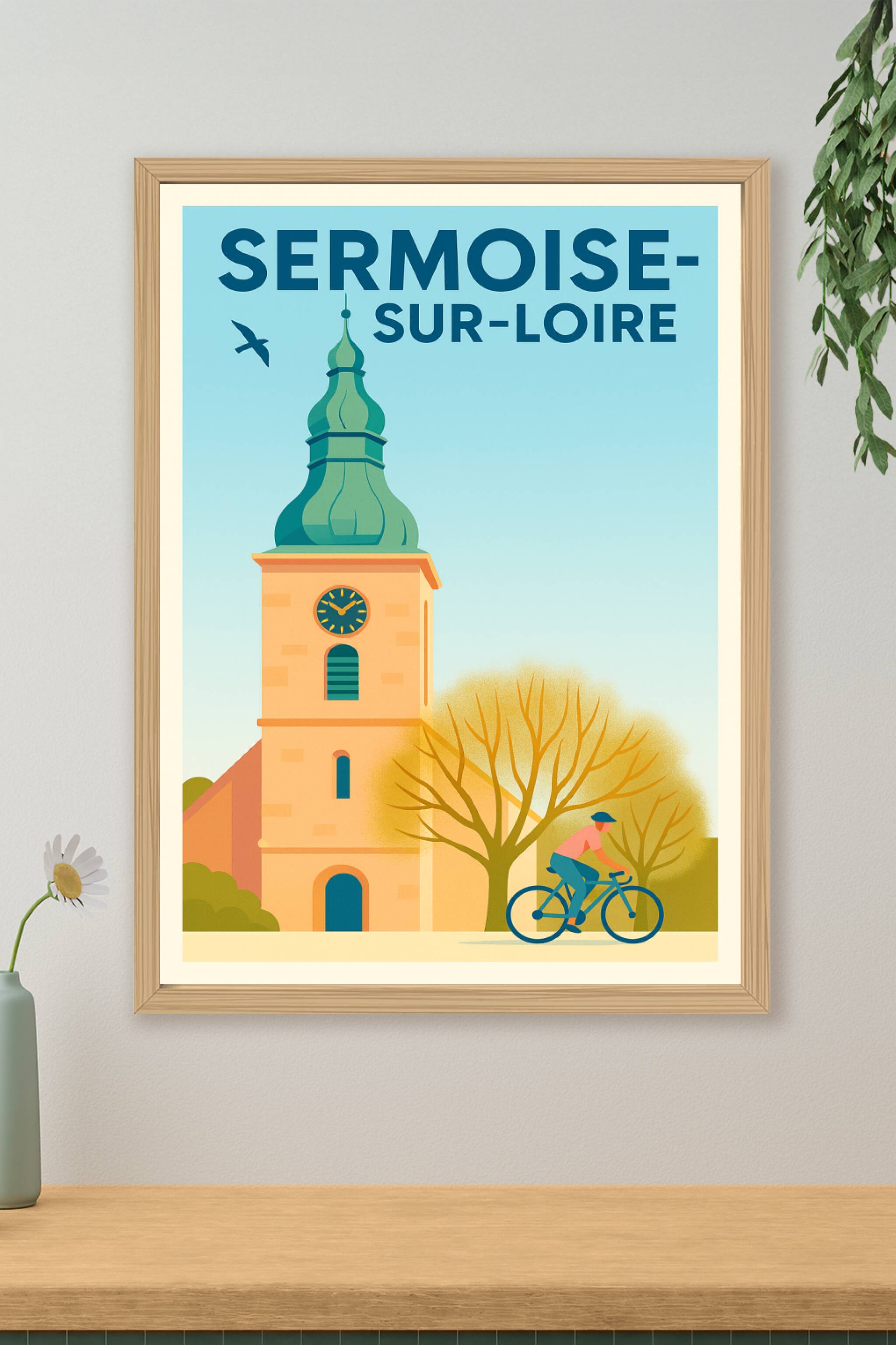 Affiche de Sermoise-sur-Loire - Charme et sérénité au bord de l'eau
