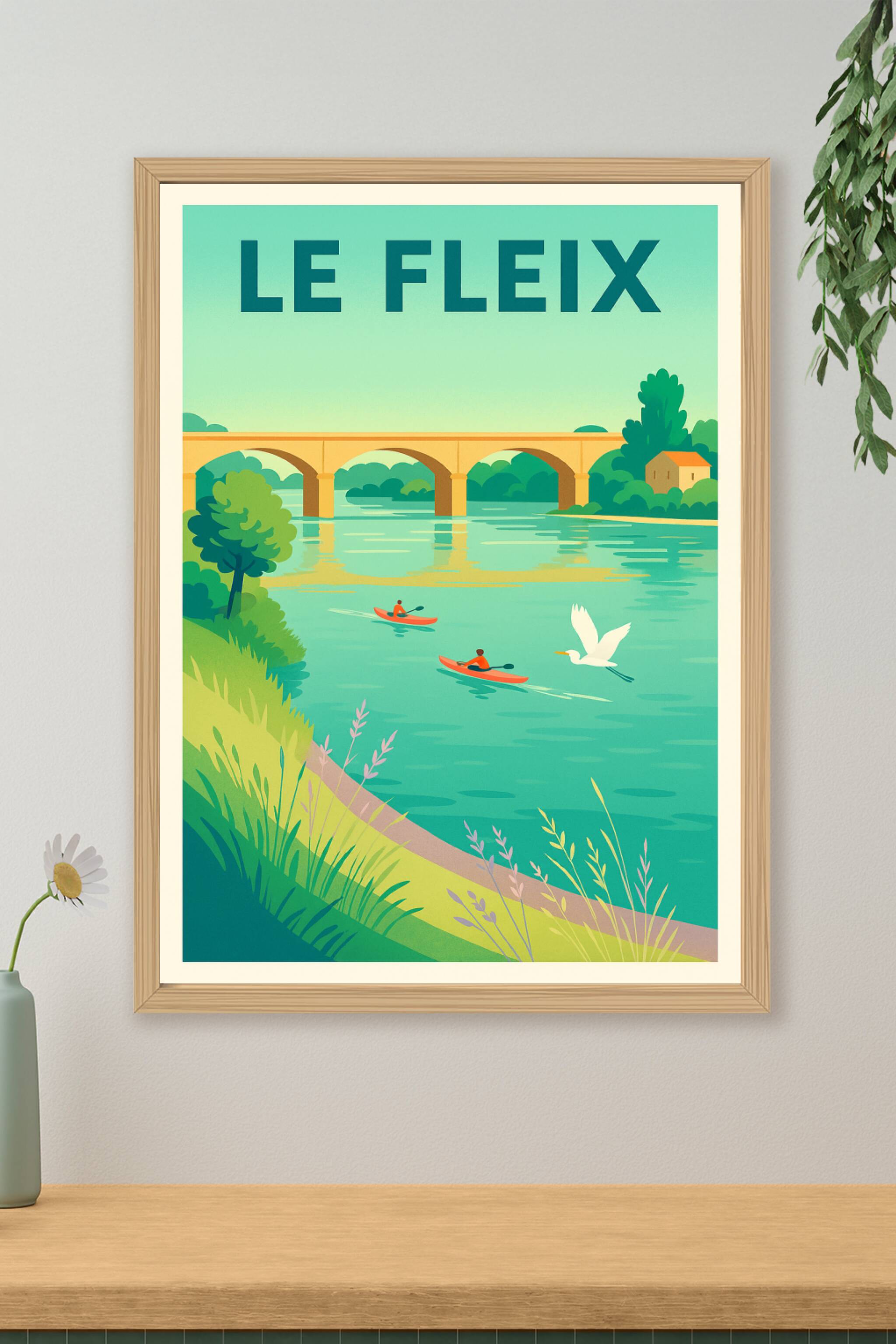Affiche de Le Fleix - Évasion au fil de l'eau