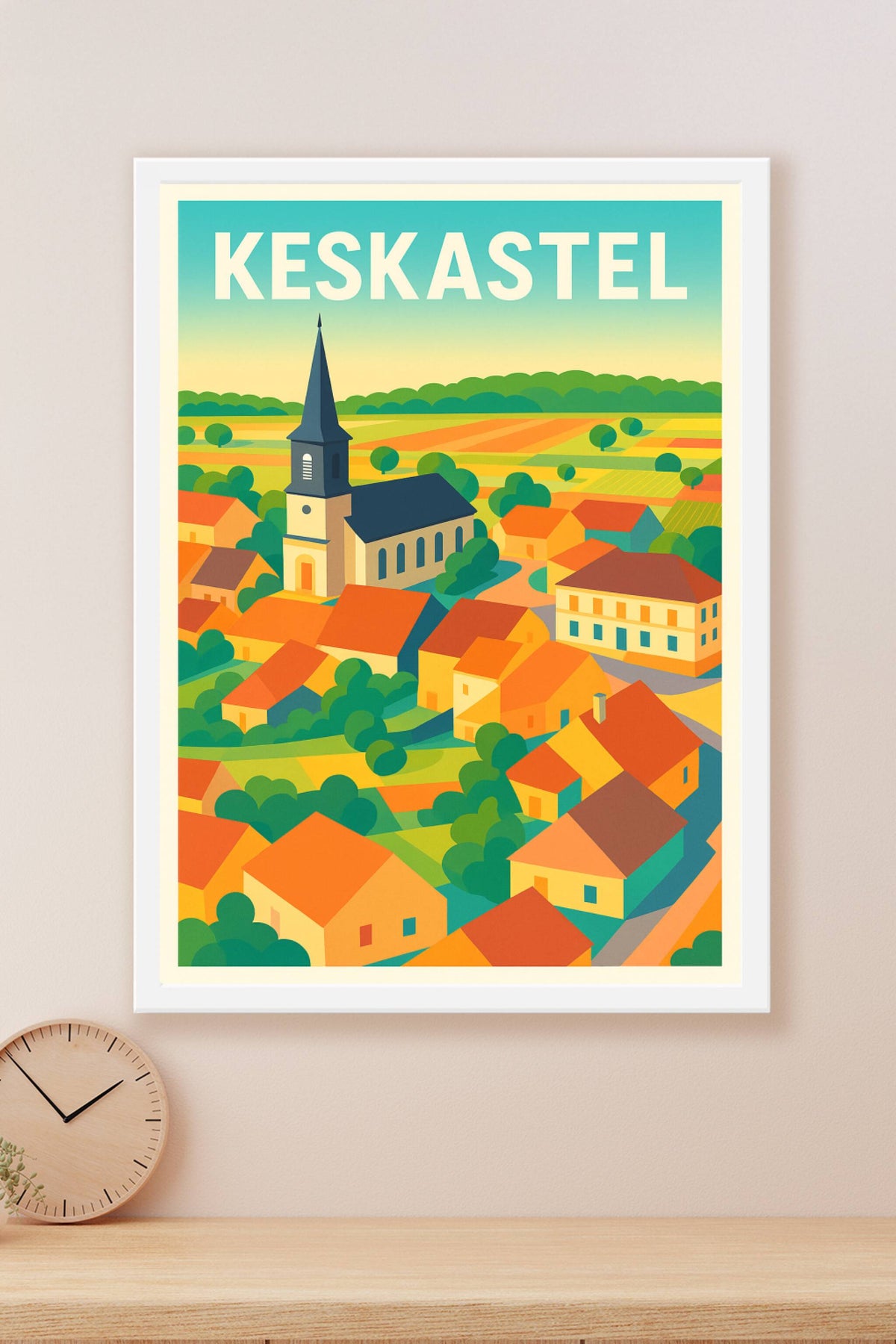 Affiche de Keskastel - Charme et sérénité au cœur de la campagne alsacienne