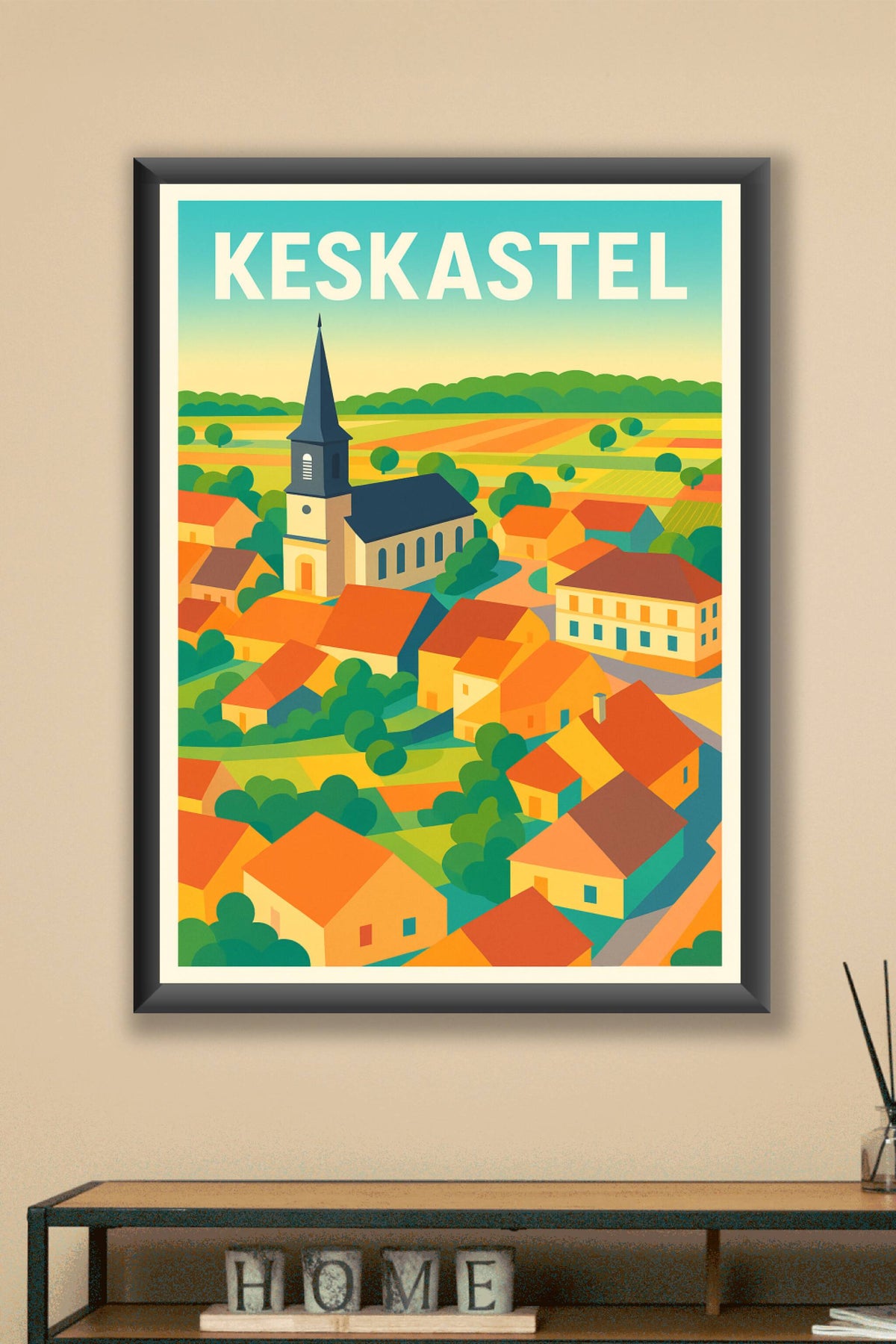 Affiche de Keskastel - Charme et sérénité au cœur de la campagne alsacienne