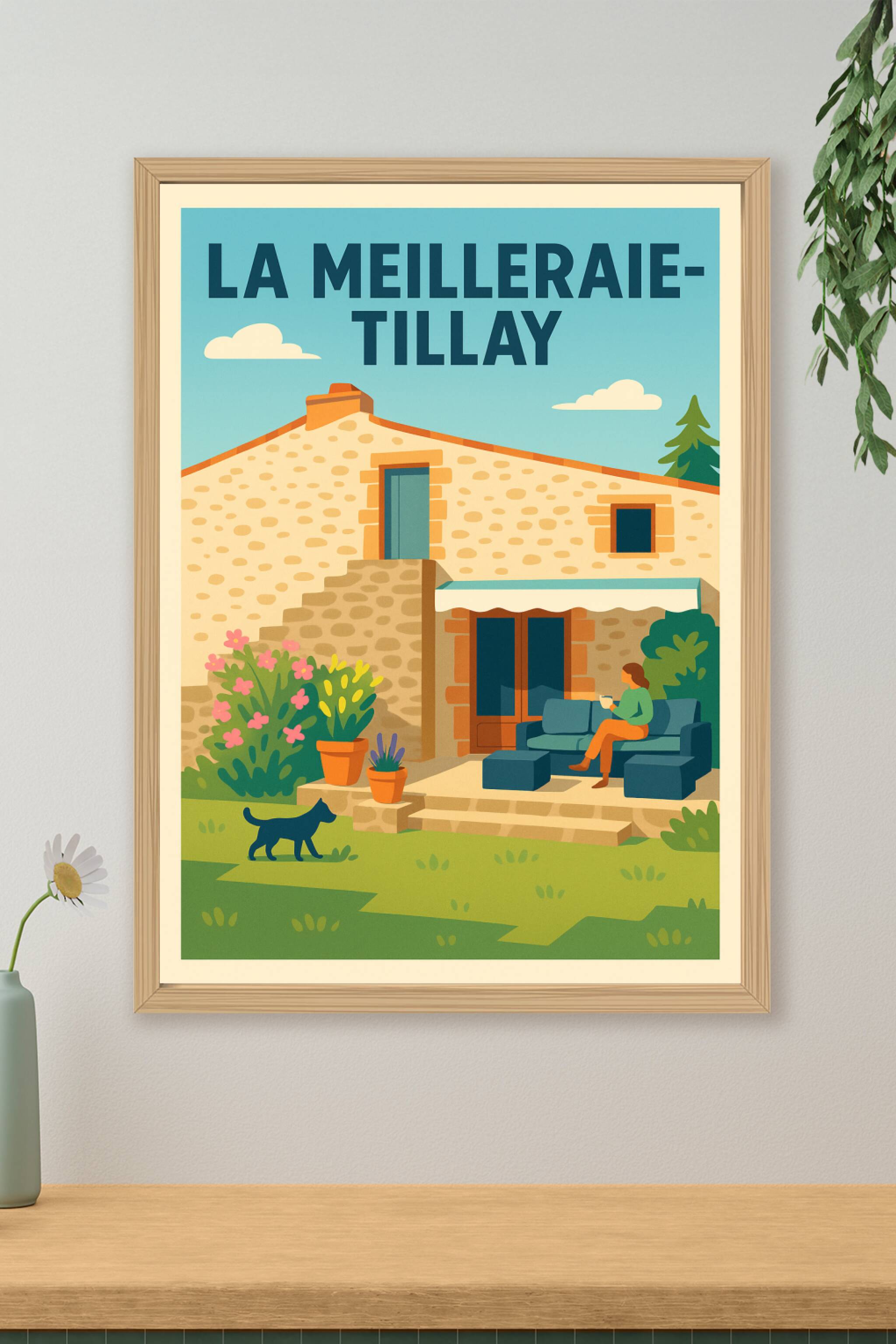 Affiche de La Meilleraie-Tillay - Charme et sérénité au cœur de la campagne