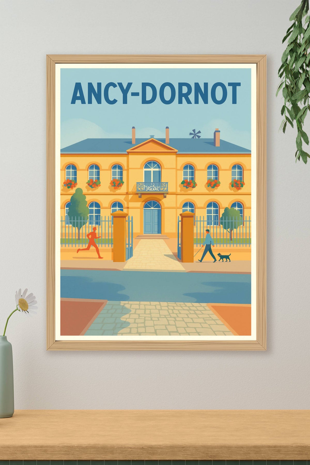 Affiche de Ancy-Dornot - L'élégance intemporelle au cœur de la ville