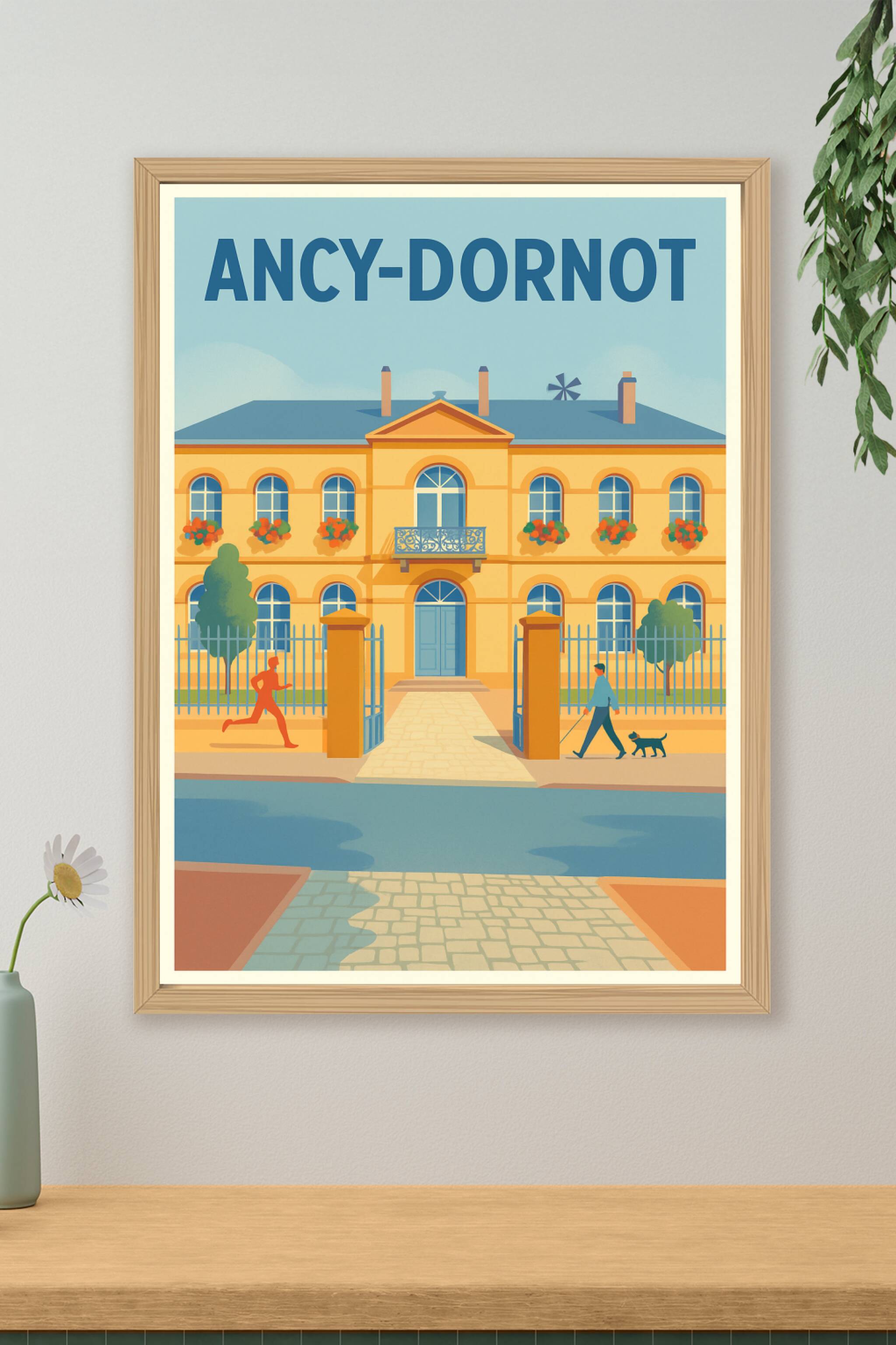 Affiche de Ancy-Dornot - L'élégance intemporelle au cœur de la ville