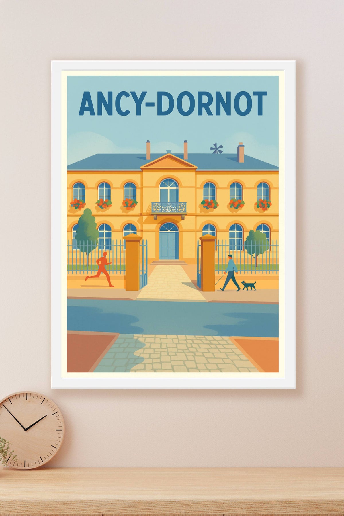 Affiche de Ancy-Dornot - L'élégance intemporelle au cœur de la ville