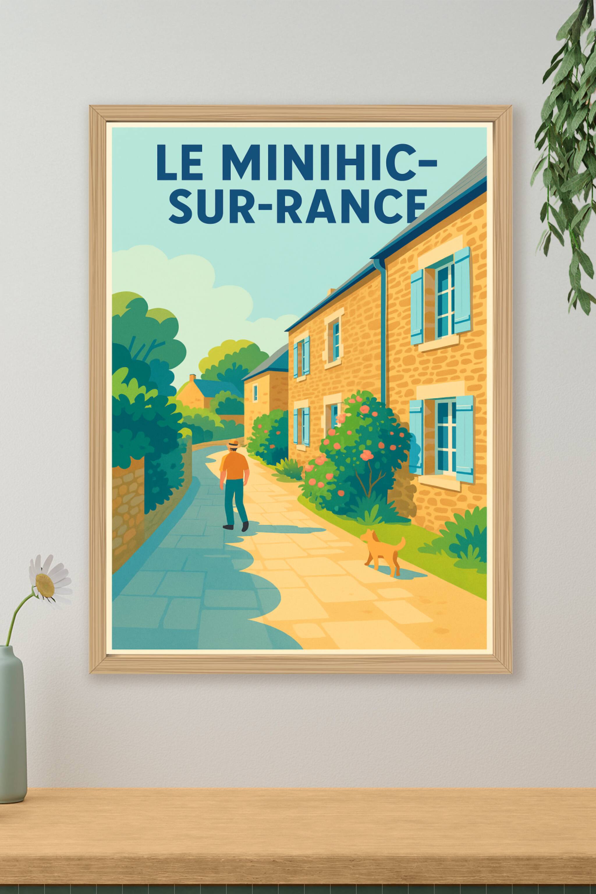 Affiche de Le Minihic-sur-Rance - Charme et douceur de la Bretagne authentique