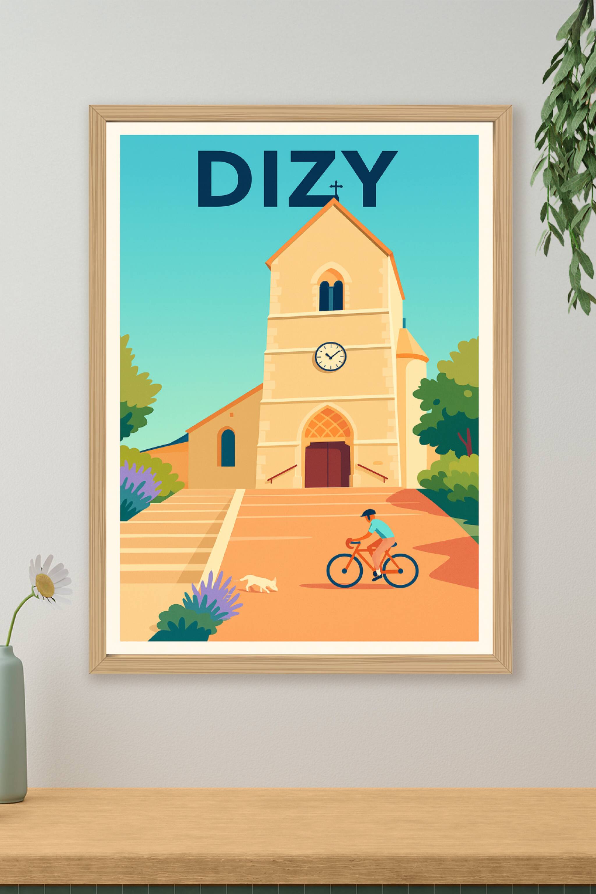 Affiche de Dizy - Charme intemporel et douceur de vivre
