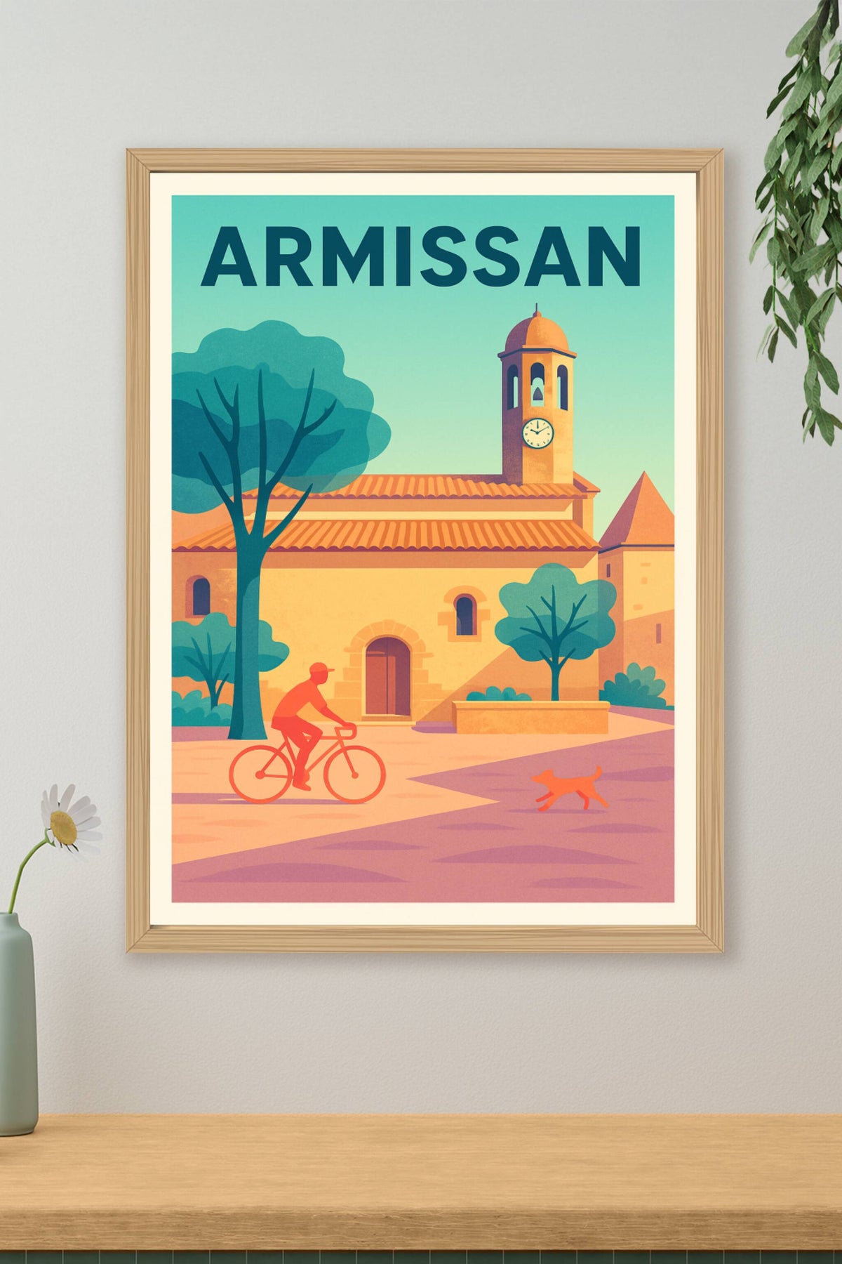 Affiche de Armissan - Charme paisible au rythme du clocher