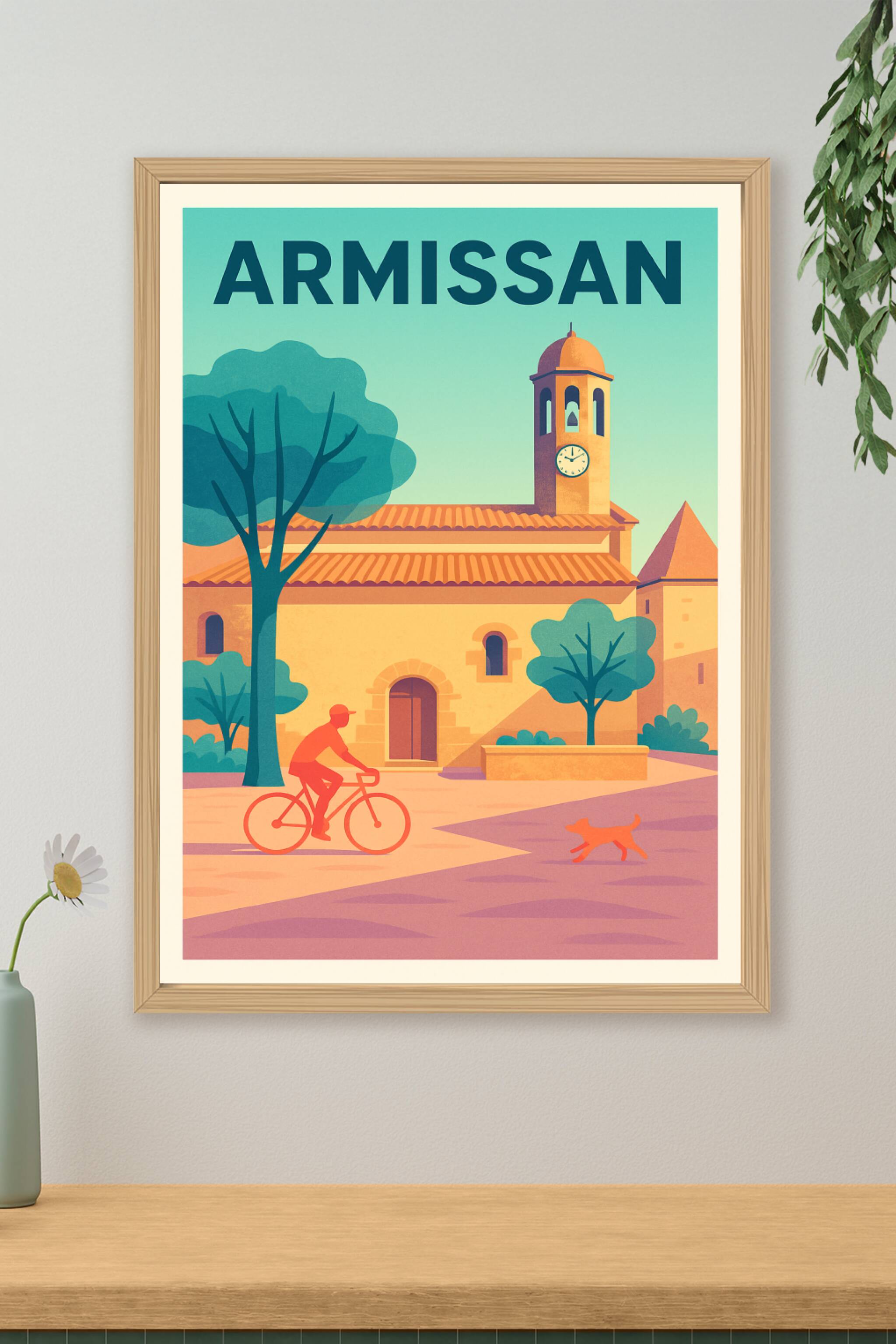Affiche de Armissan - Charme paisible au rythme du clocher