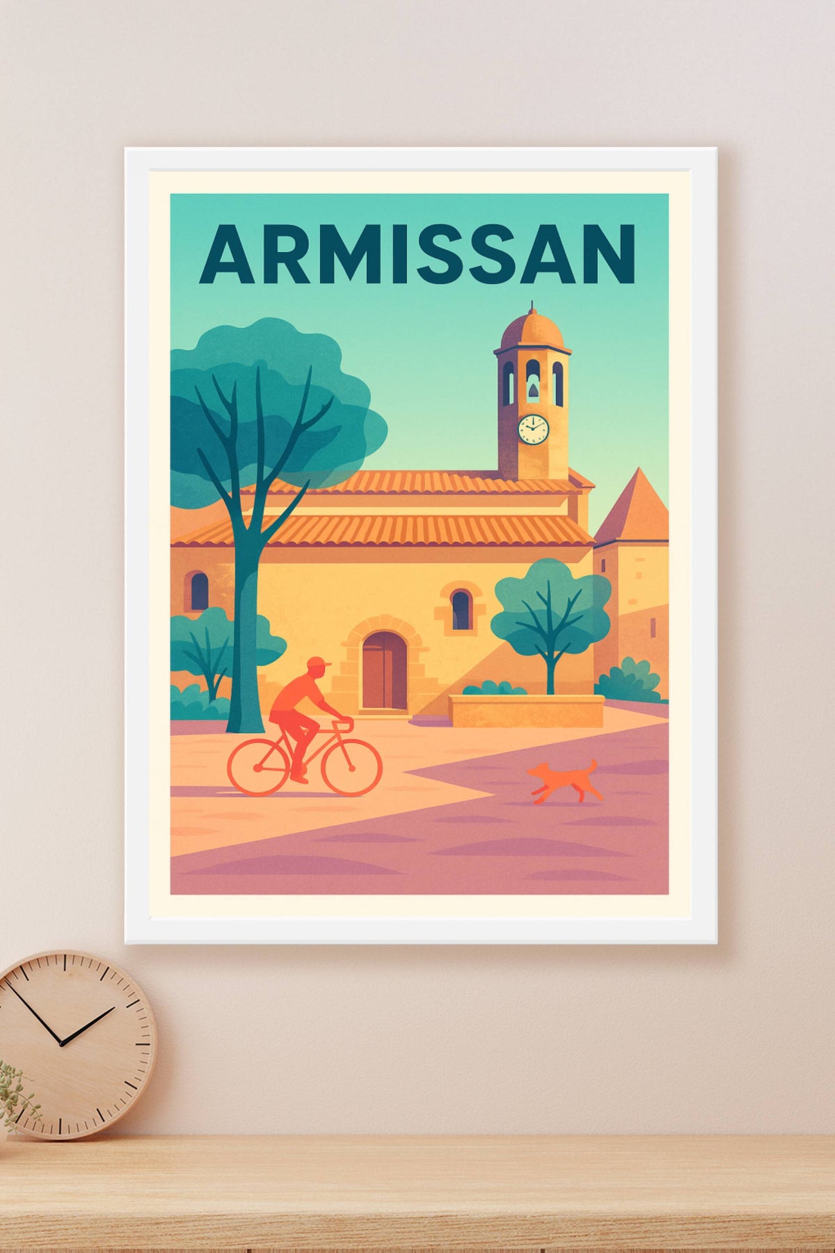 Affiche de Armissan - Charme paisible au rythme du clocher