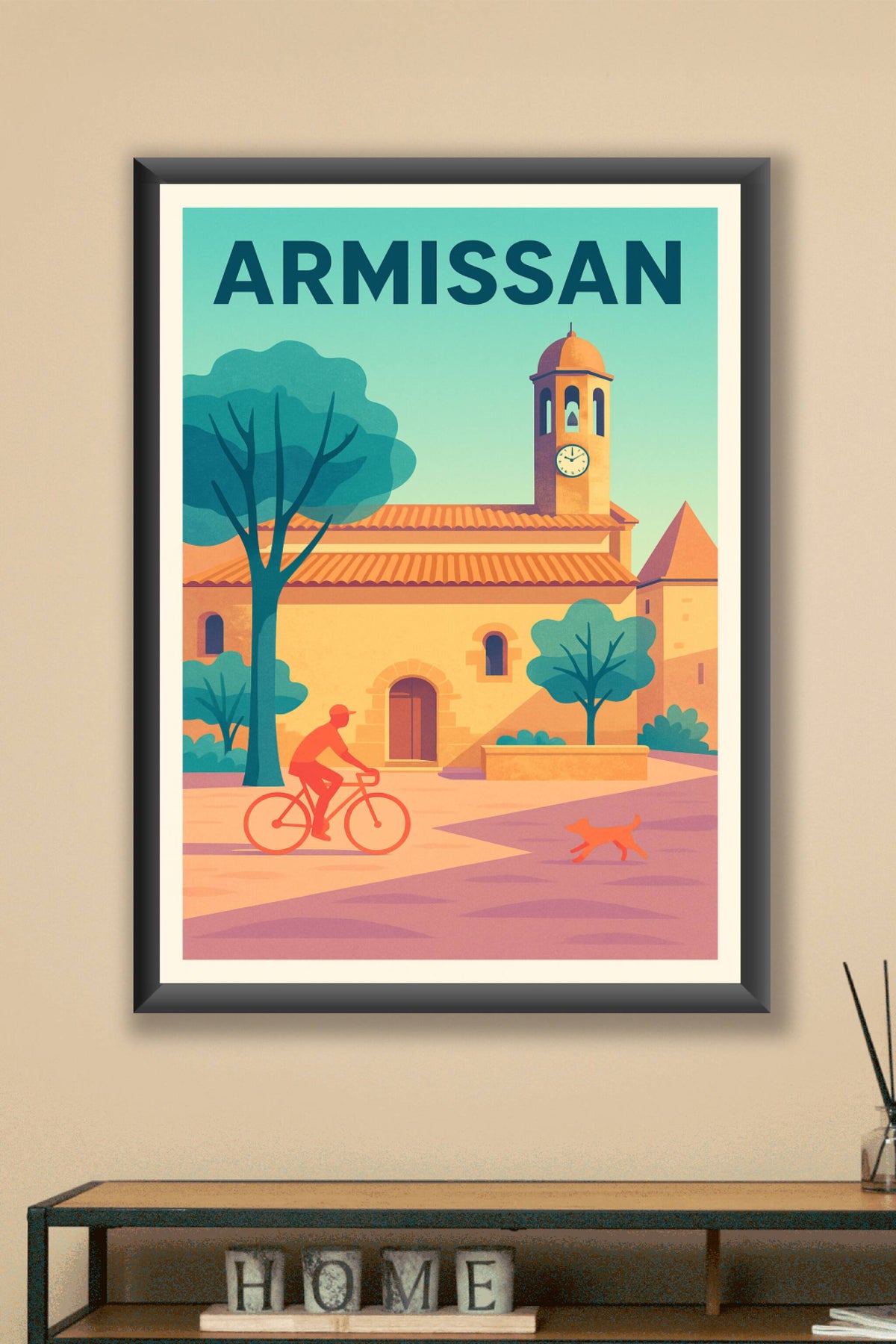 Affiche de Armissan - Charme paisible au rythme du clocher