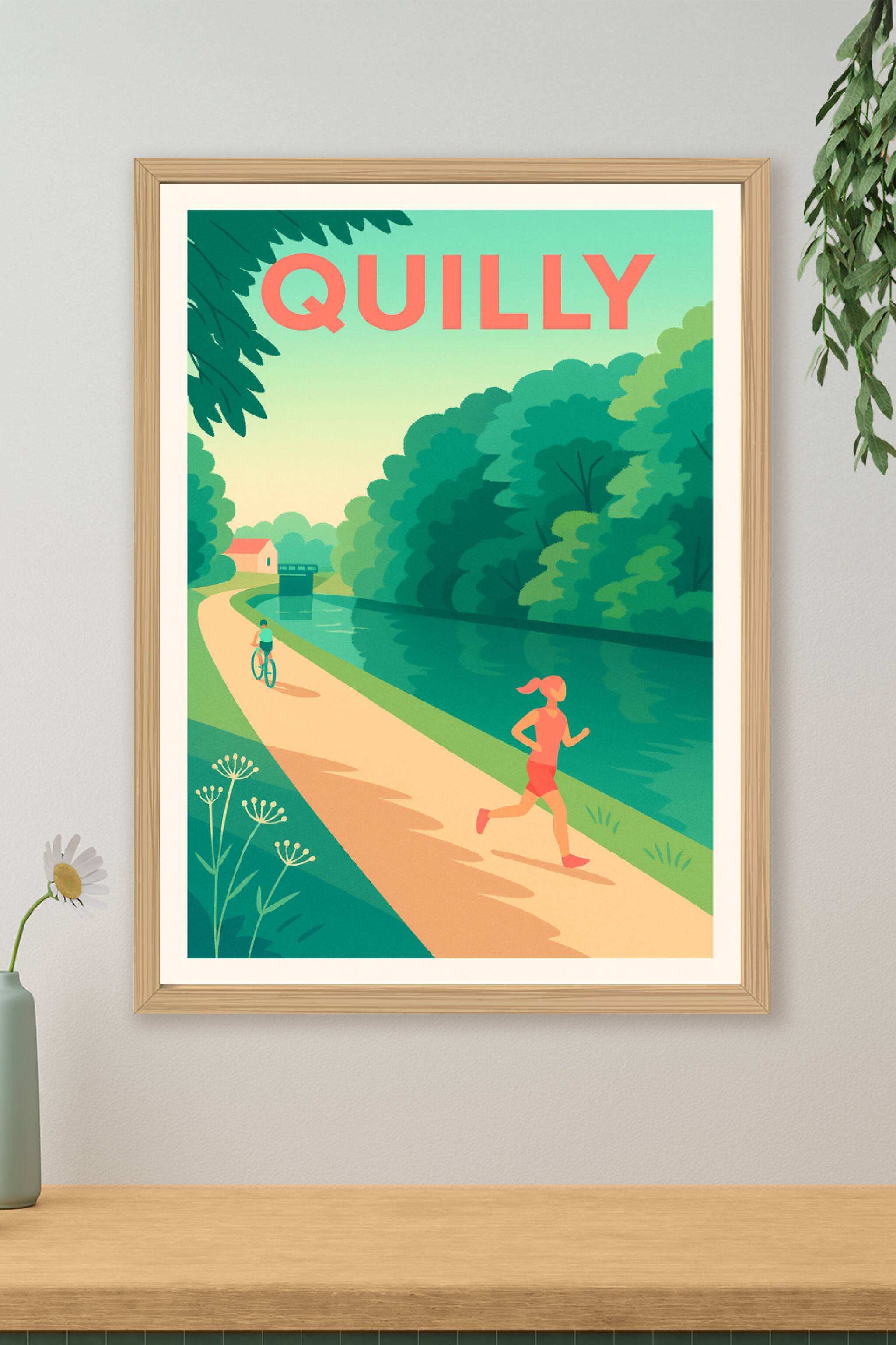 Affiche de Quilly - Évasion nature au fil de l'eau
