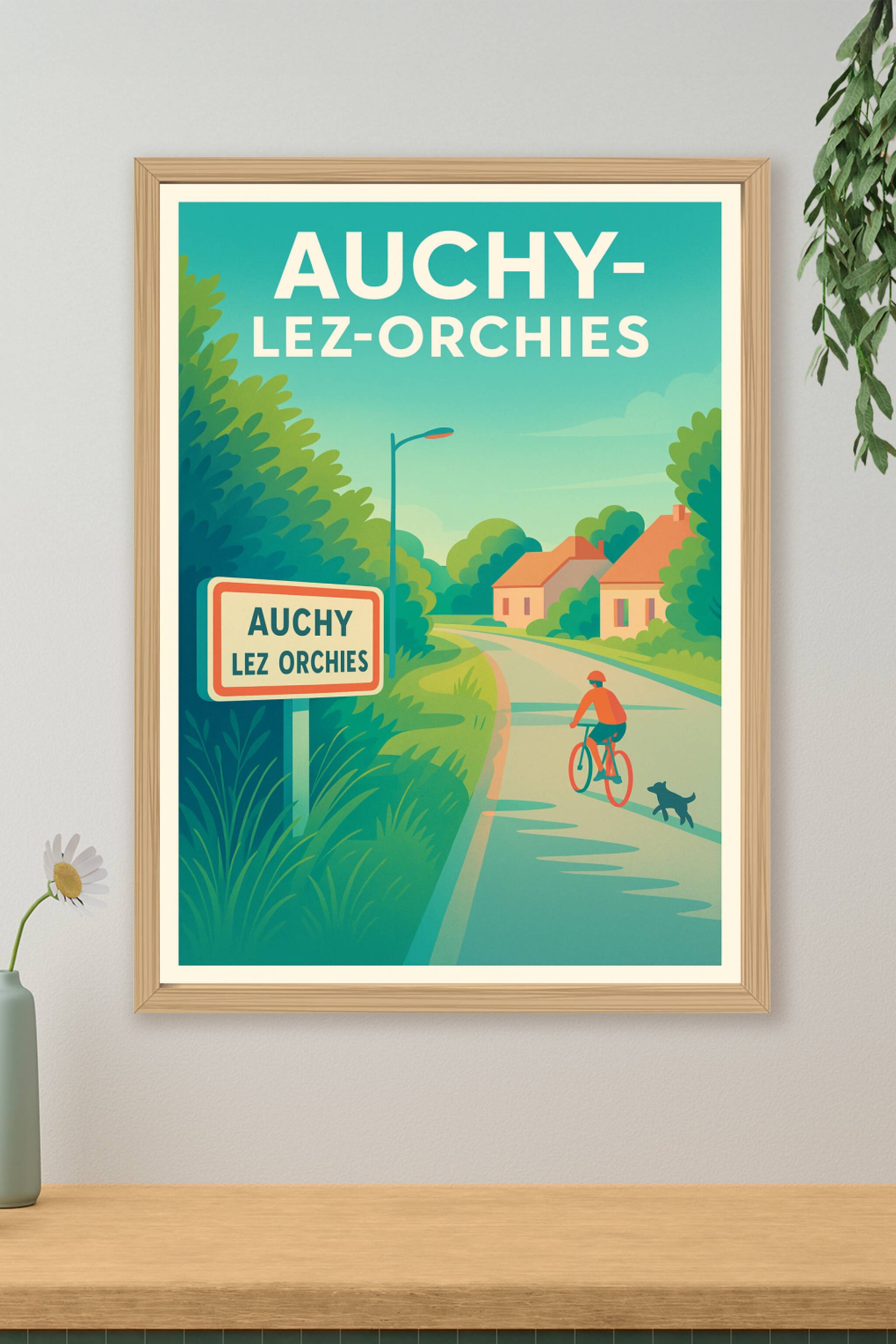 Affiche de Auchy-lez-Orchies - L'évasion bucolique à vélo