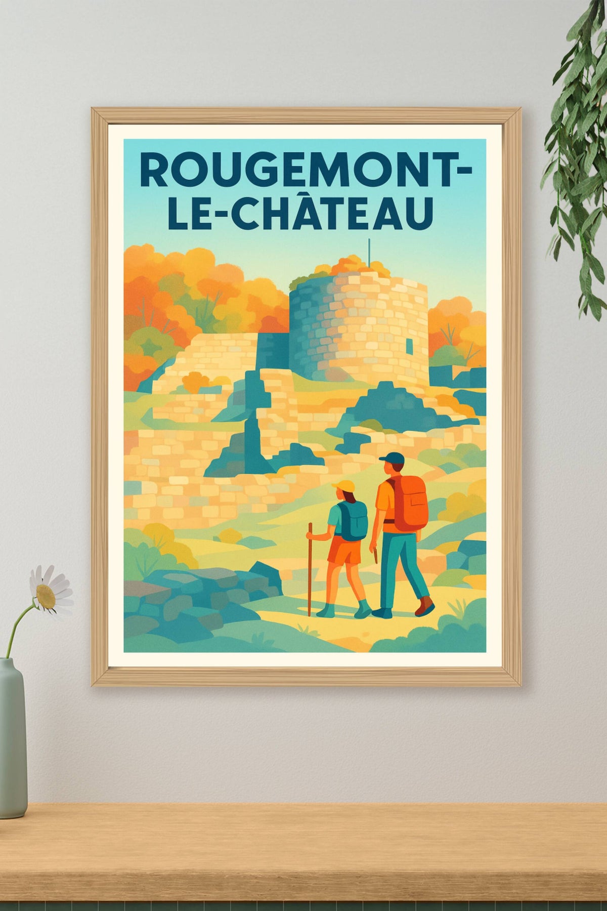 Affiche de Rougemont-le-Château - Une escapade historique en pleine nature