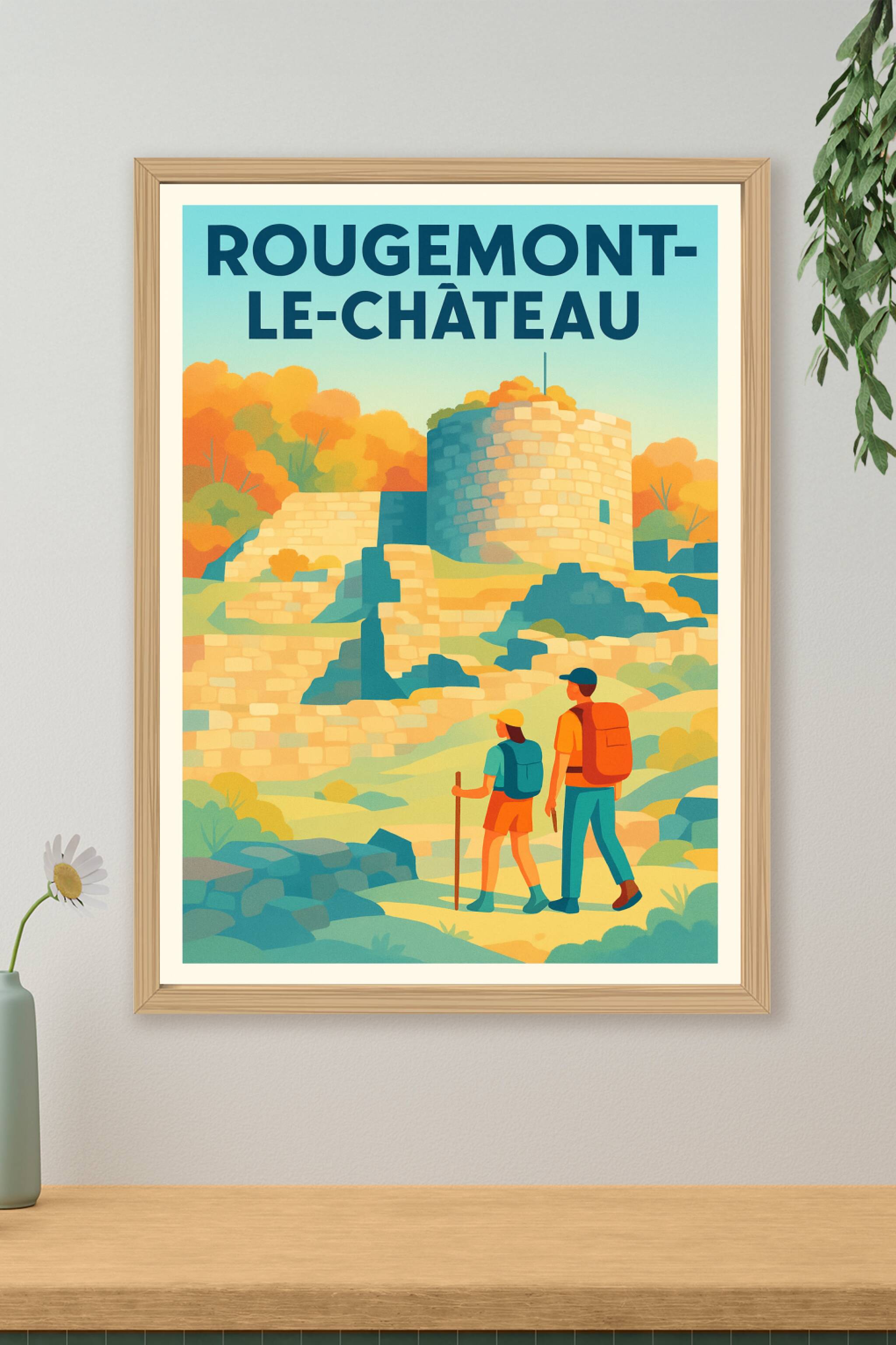Affiche de Rougemont-le-Château - Une escapade historique en pleine nature
