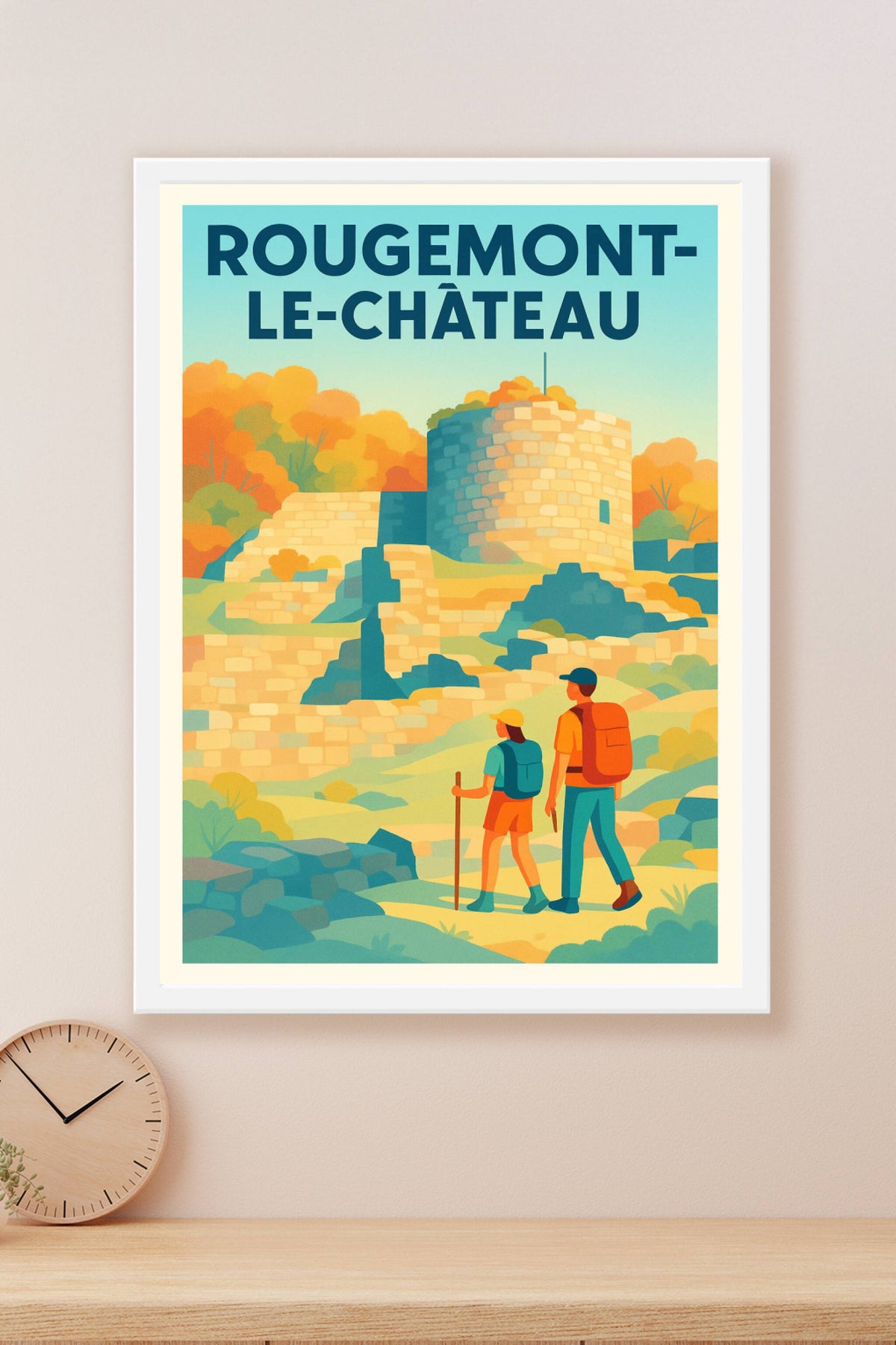 Affiche de Rougemont-le-Château - Une escapade historique en pleine nature