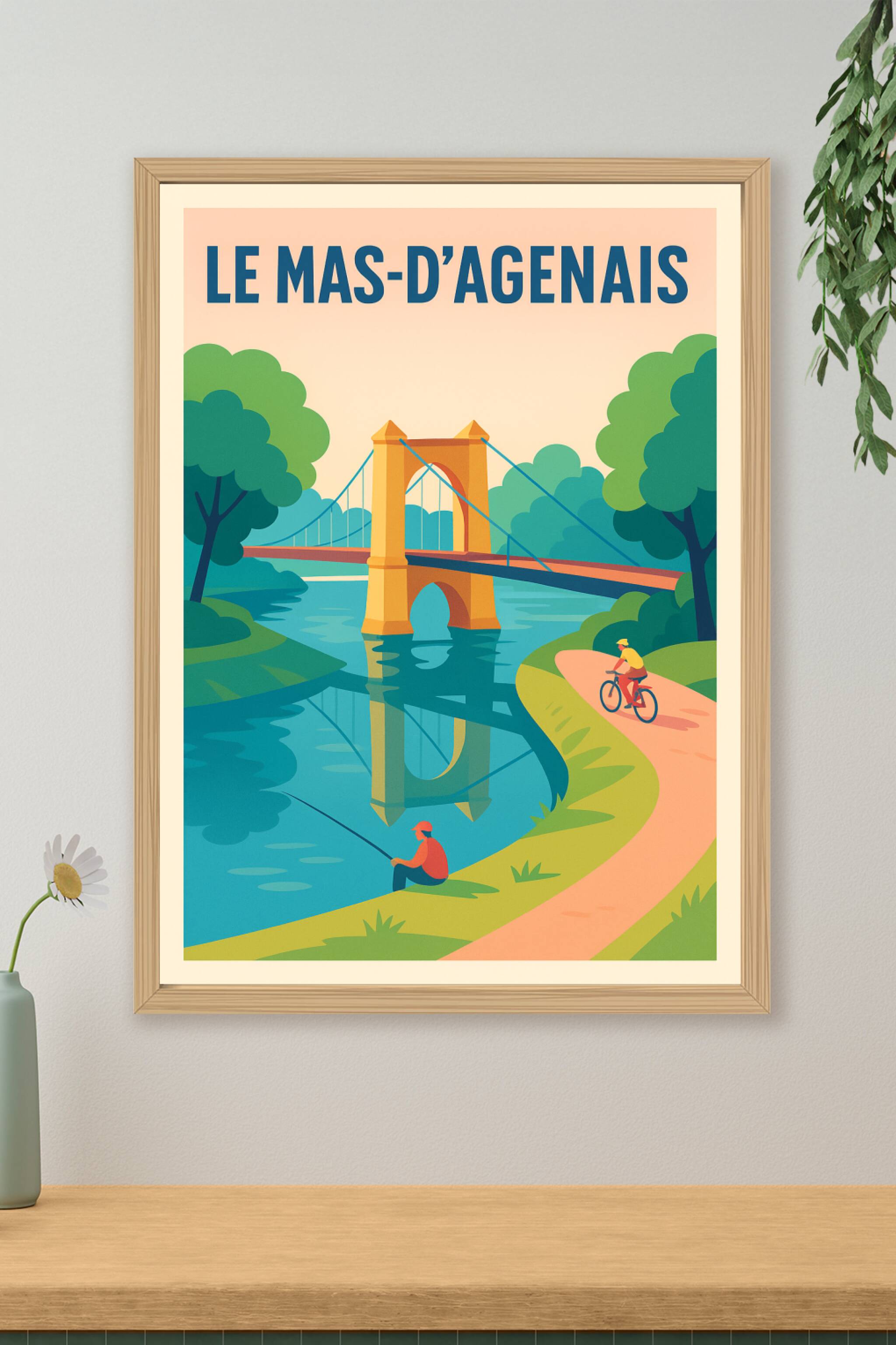 Affiche de Le Mas-d'Agenais - Sérénité au fil de l'eau
