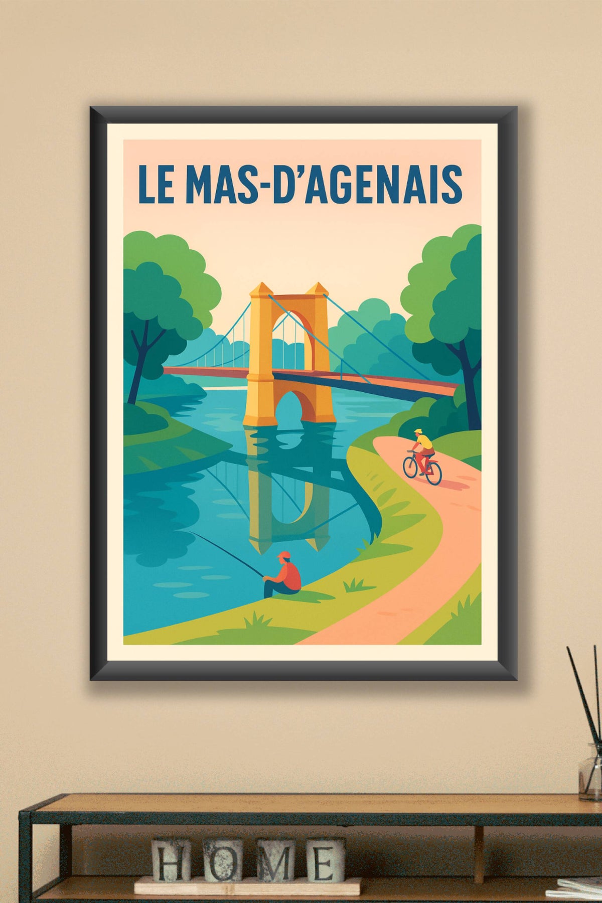 Affiche de Le Mas-d'Agenais - Sérénité au fil de l'eau