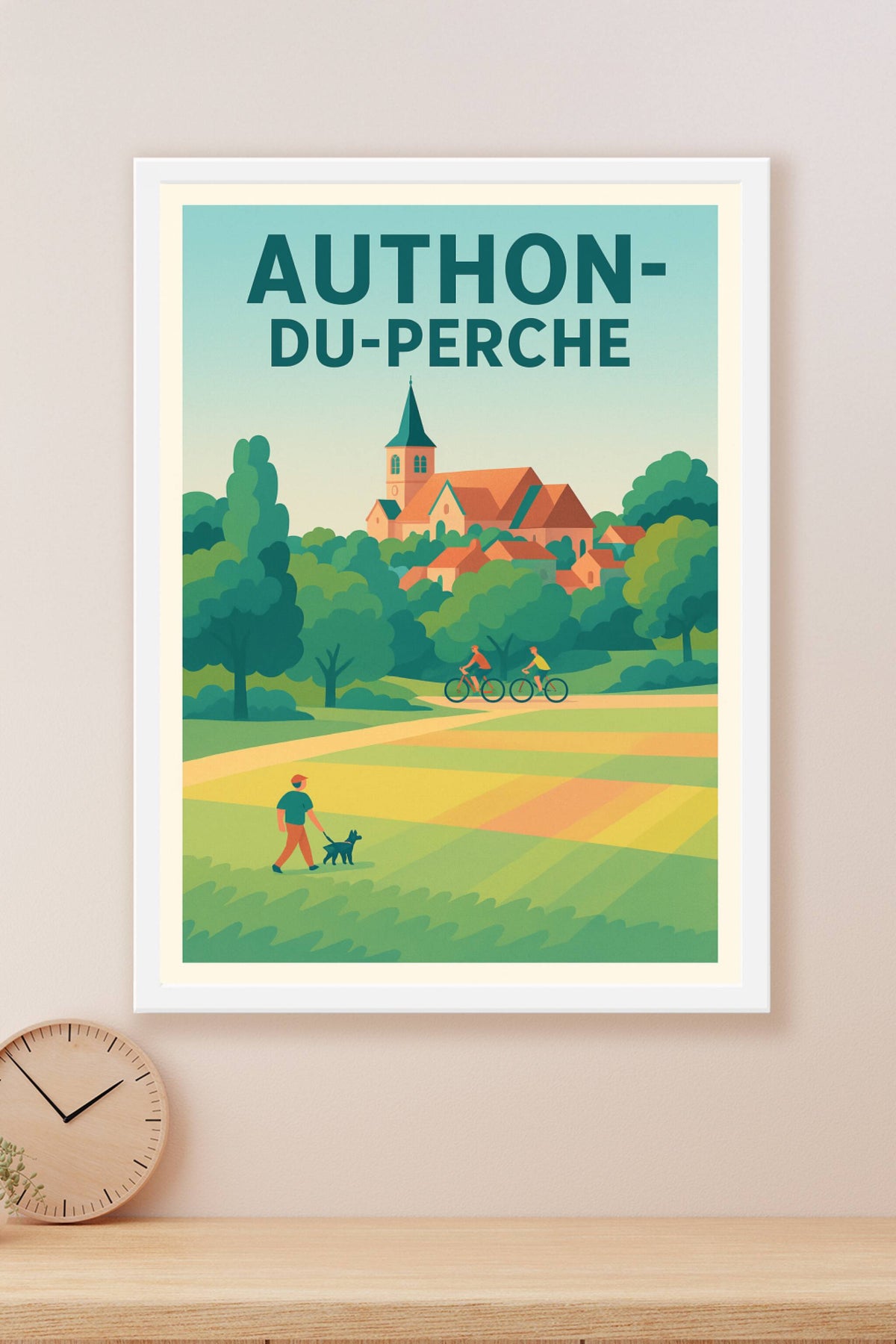 Affiche de Authon-du-Perche - Charme bucolique et douceur de vivre