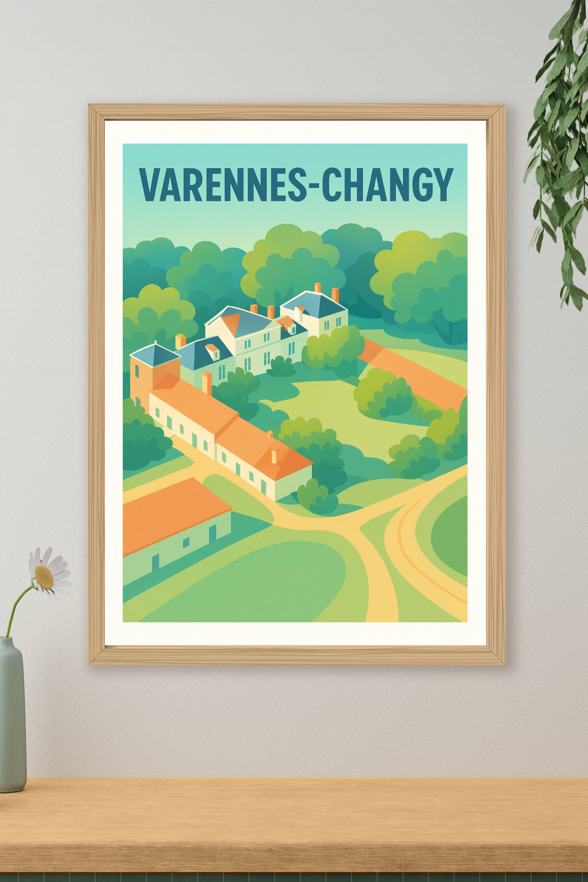 Affiche de Varennes-Changy - Un havre de paix champêtre