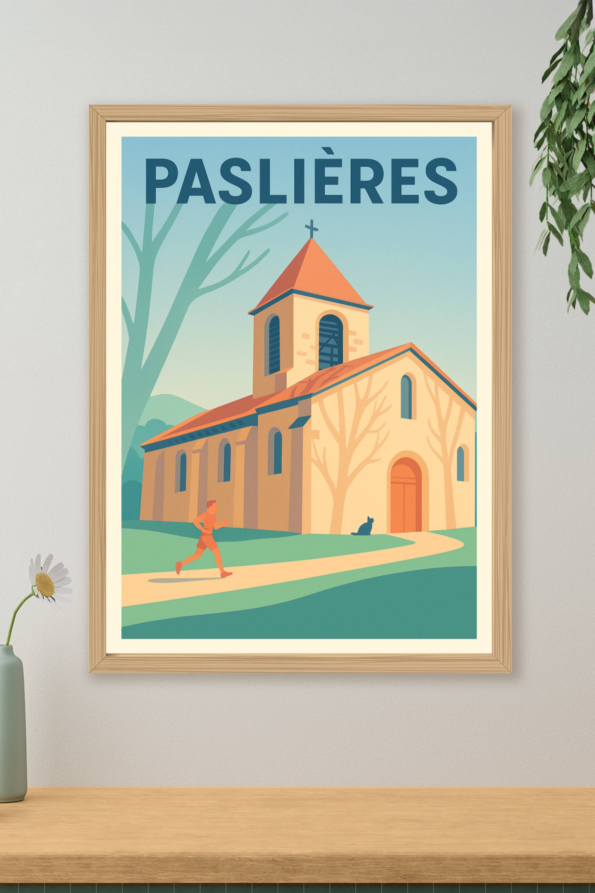 Affiche de Paslières - Tranquillité et charme au cœur du village