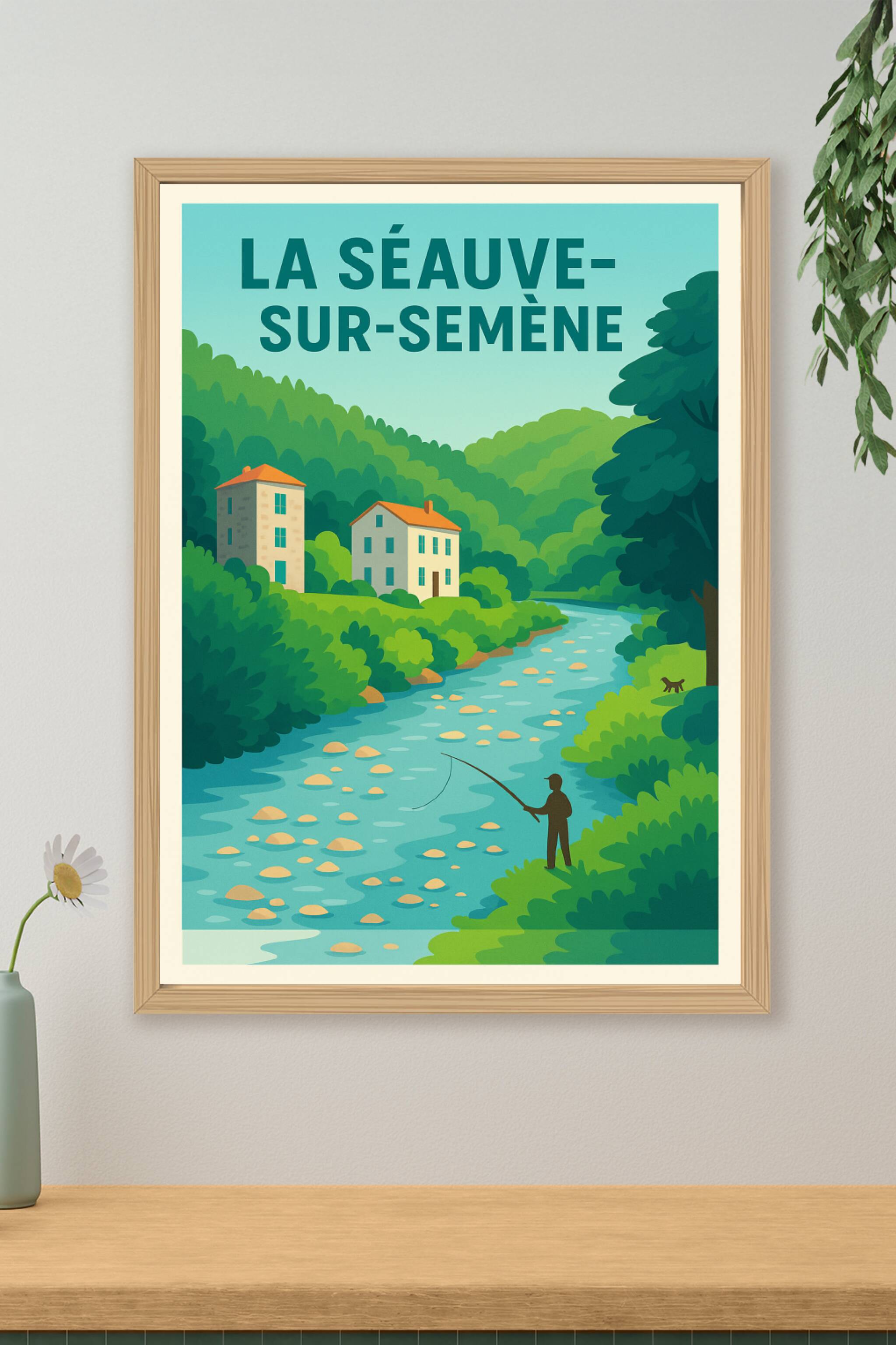 Affiche de La Séauve-sur-Semène - Sérénité au bord de l'eau