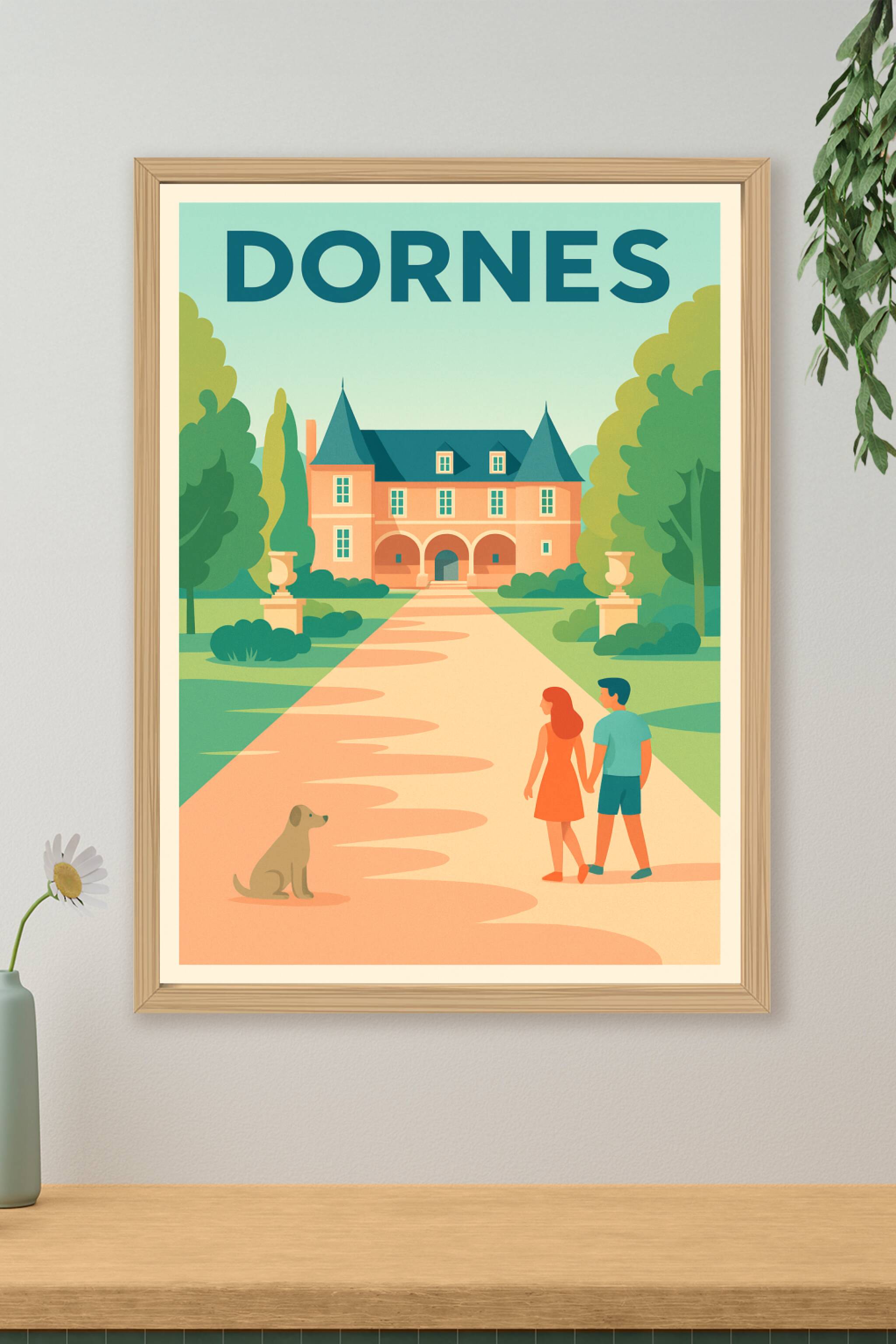 Affiche de Dornes - Échappée romantique au cœur du patrimoine