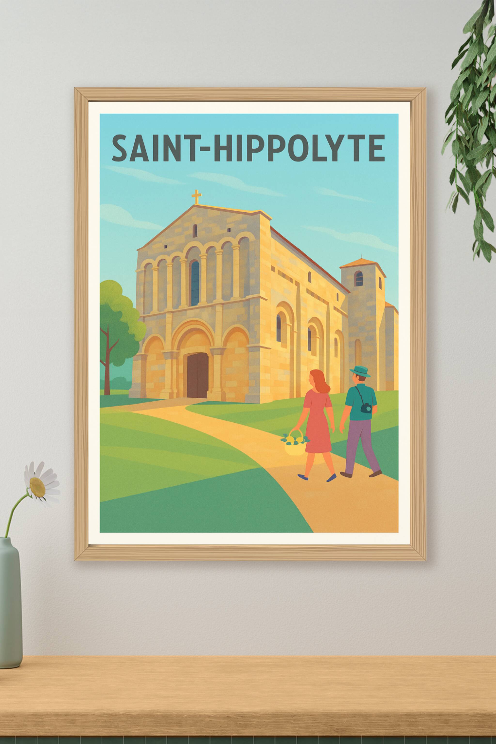 Affiche de Saint-Hippolyte - Une escapade historique incontournable