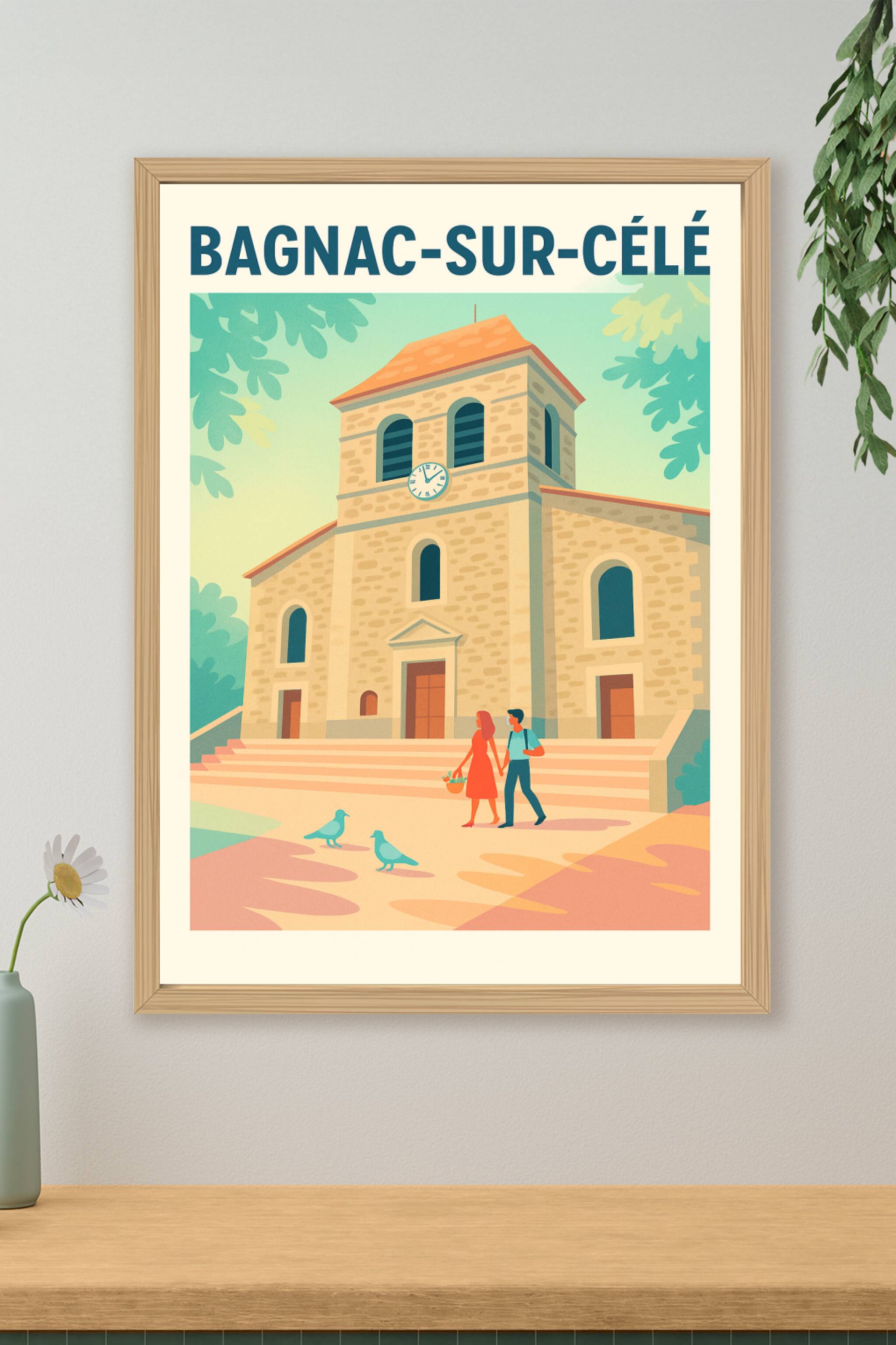 Affiche de Bagnac-sur-Célé - Charme et sérénité au cœur du village