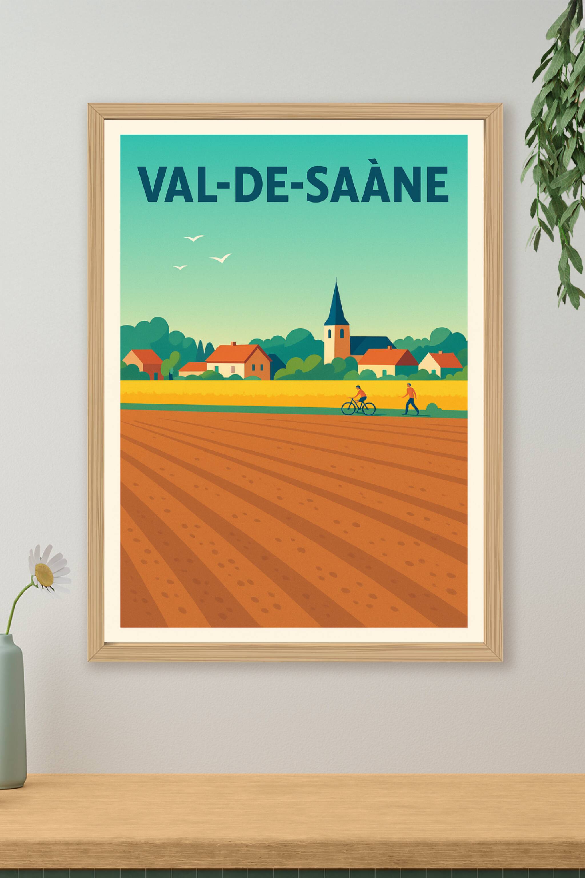 Affiche de Val-de-Saâne - Charme et tranquillité au cœur de la campagne normande