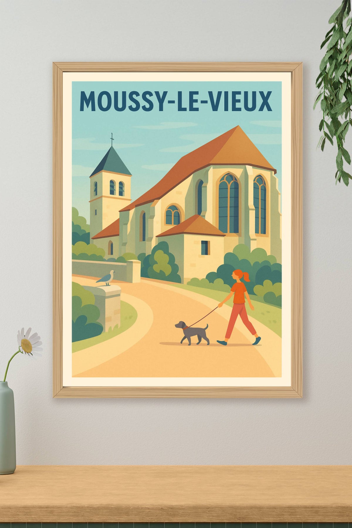 Affiche de Moussy-le-Vieux - Charme paisible au cœur du village