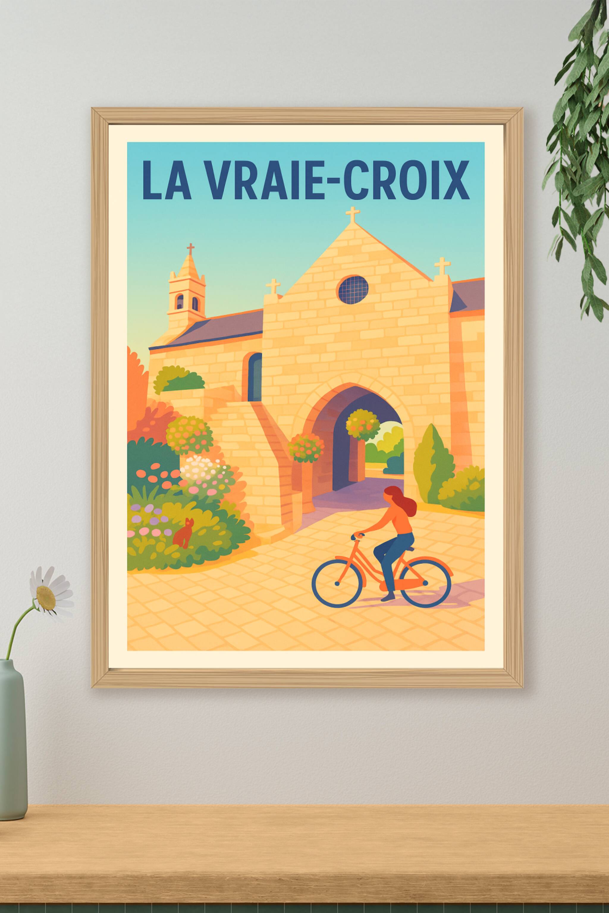 Affiche de La Vraie-Croix - L'authenticité au cœur de la Bretagne