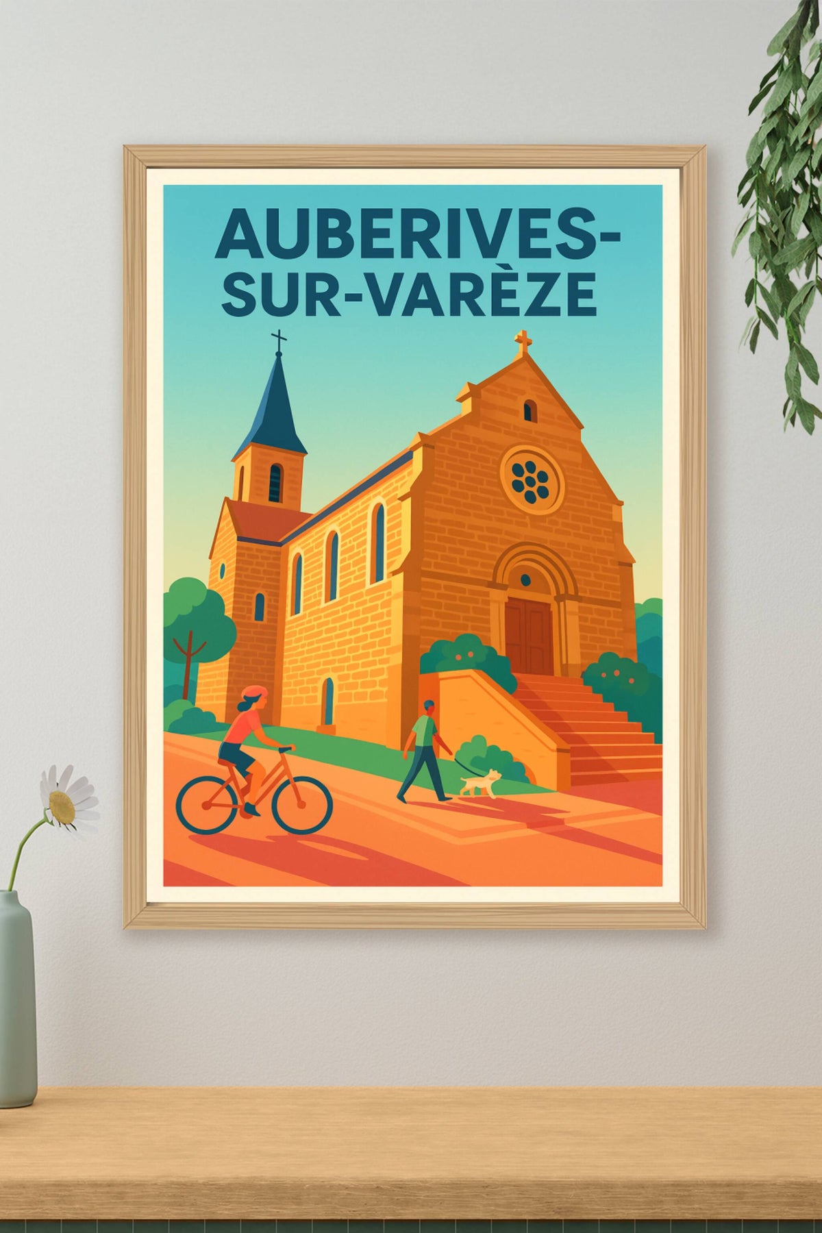 Affiche de Auberives-sur-Varèze - Charme et Sérénité au Cœur de la Ville